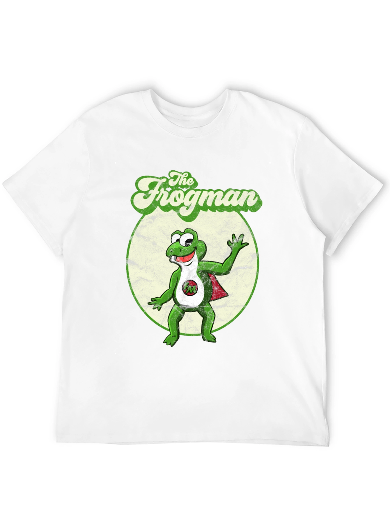Black The Frogman Black T-Shirt - Retro Cartoon Superhero Tee view 12