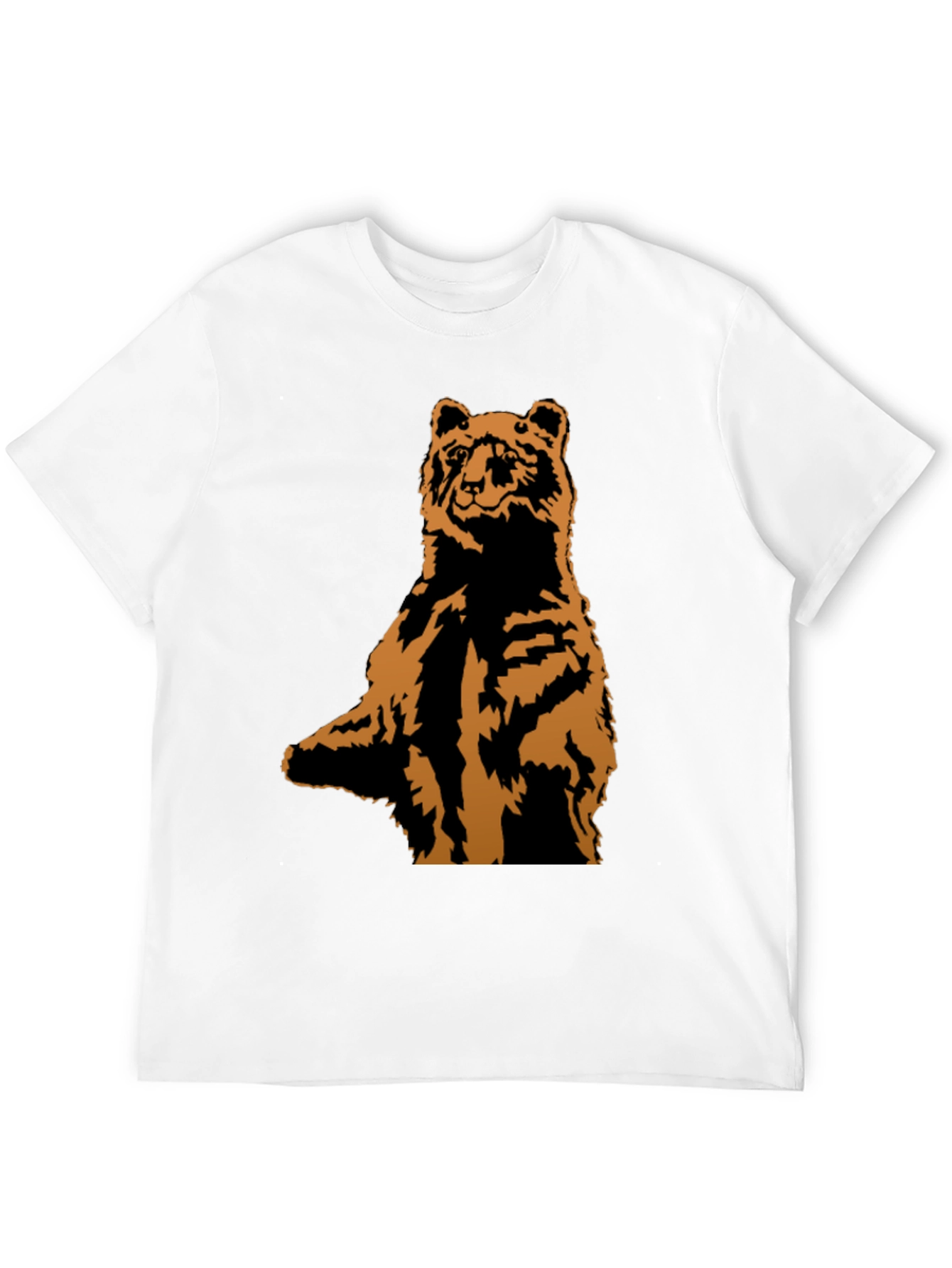 Black Cool Bear Graphic Tee - Black Short Sleeve T-Shirt view 12
