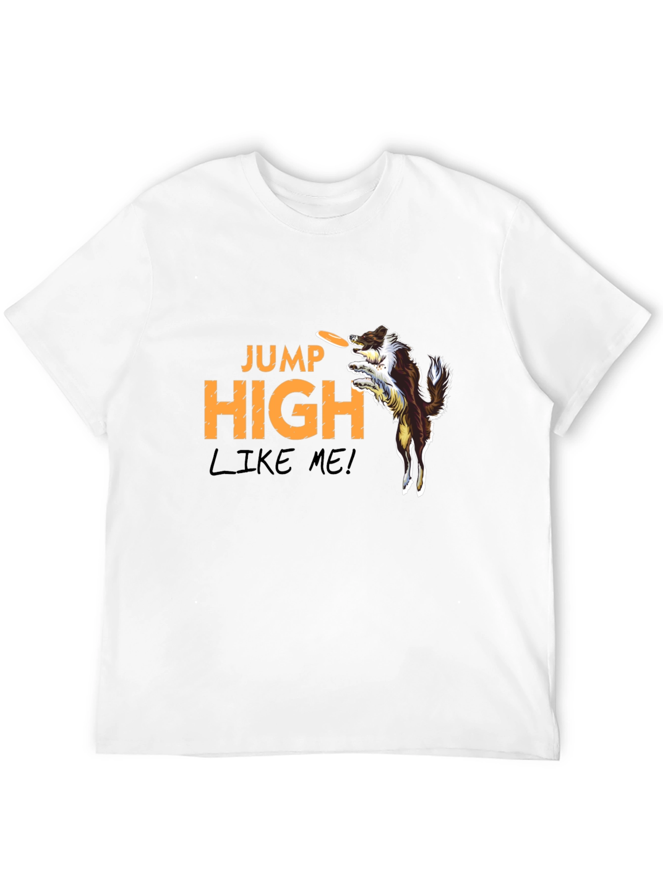 Black Jump High Dog Graphic T-Shirt view 12