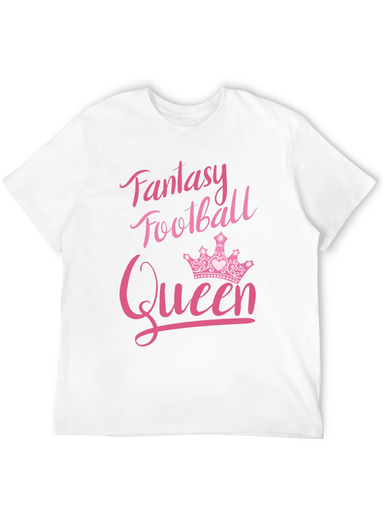 Black Fantasy Football Queen T-Shirt view 12