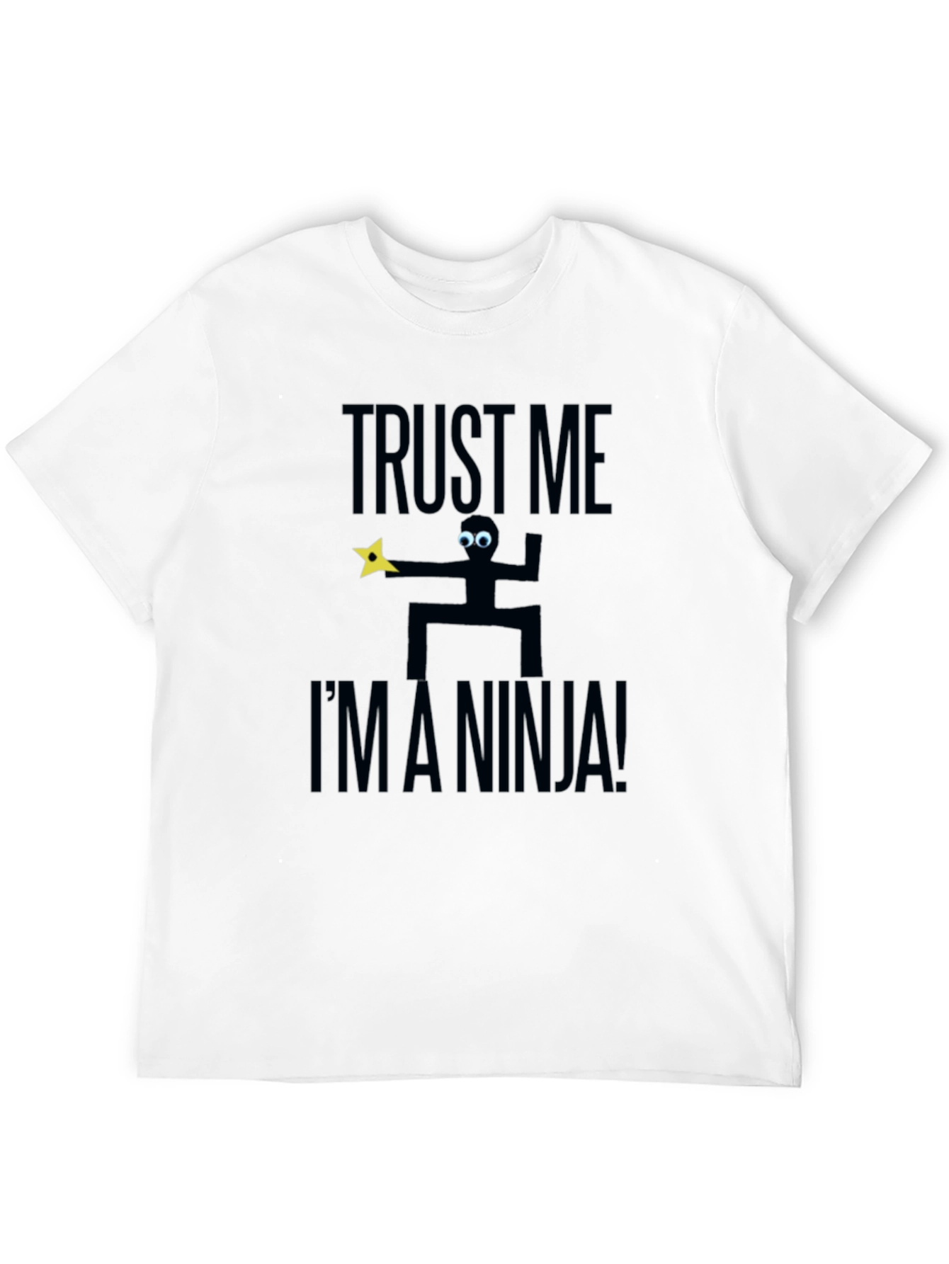 Black Trust Me I'm A Ninja Graphic T-Shirt view 12