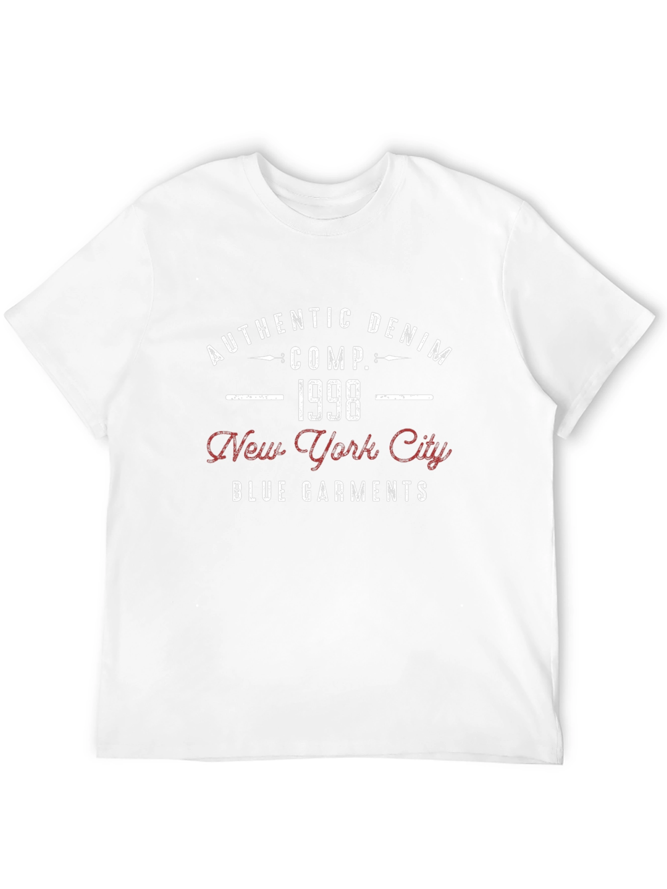 Black Authentic Denim T-Shirt - New York City Garments - 1998 view 12