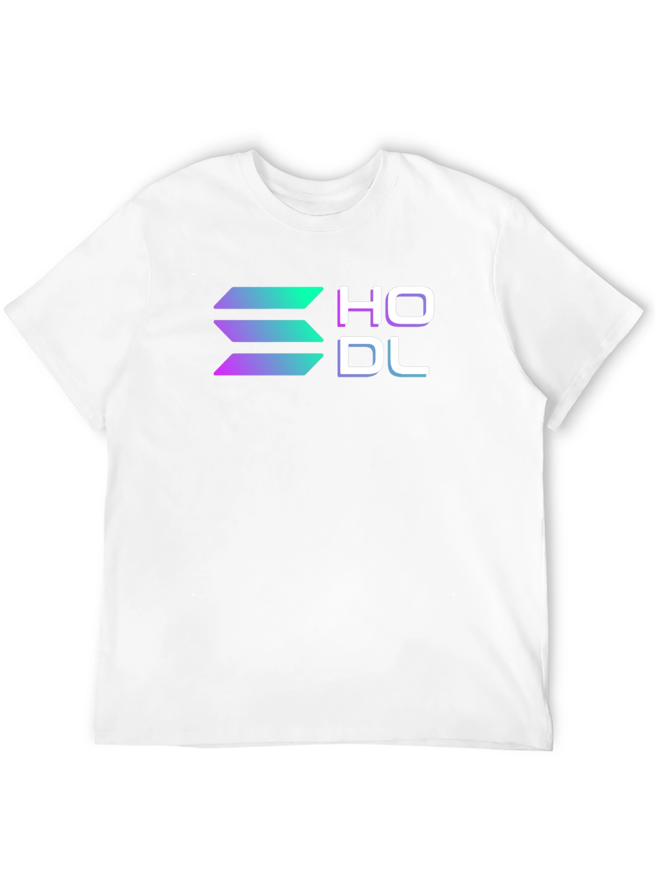 Black HODL Solana Crypto Black T-Shirt view 12