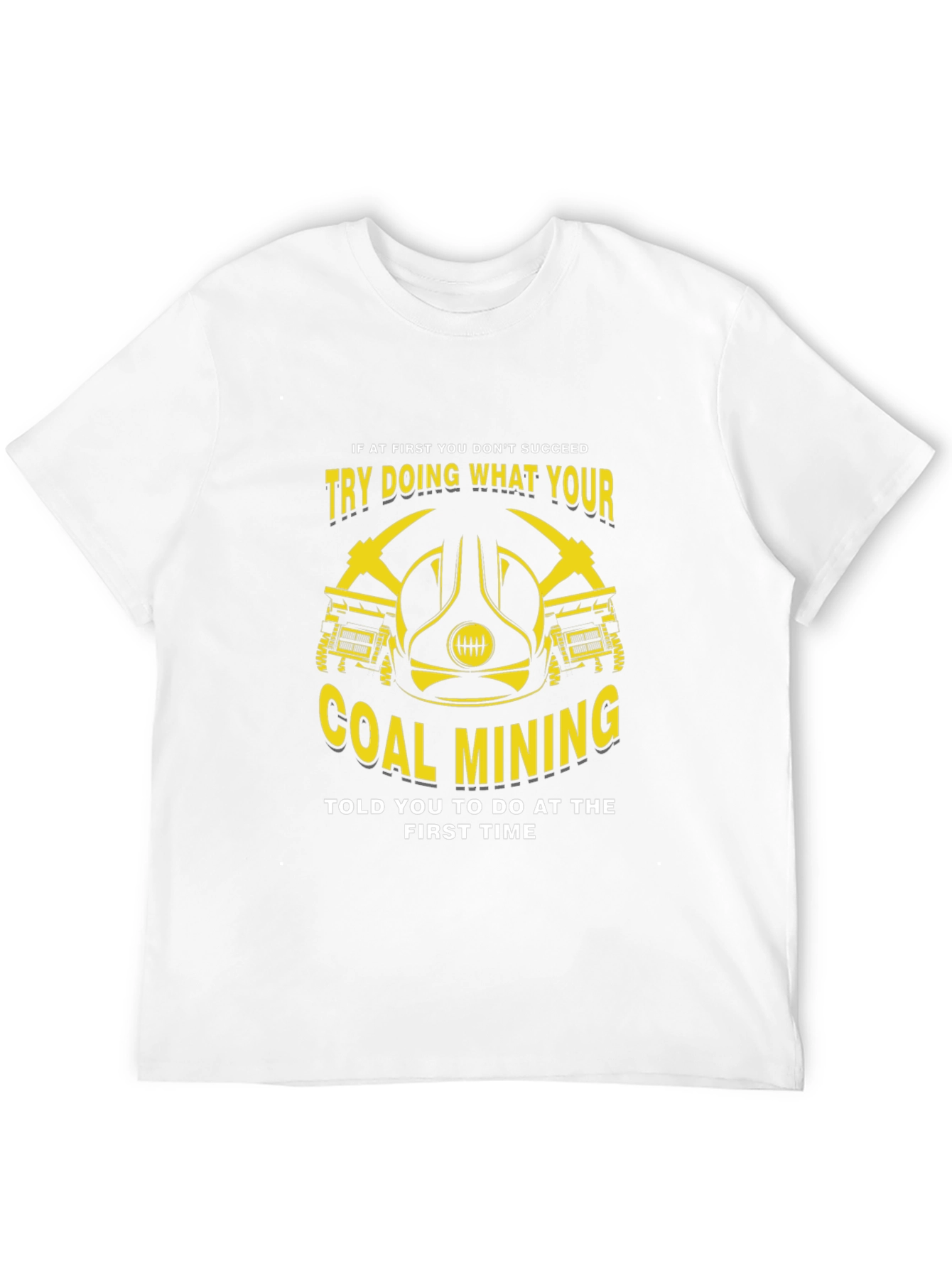 Black Coal Mining Graphic Tee - Funny Work Shirt view 12