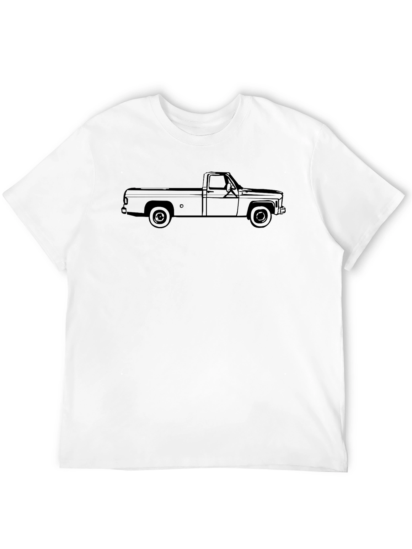 Black Vintage Truck Graphic Tee - Black view 12