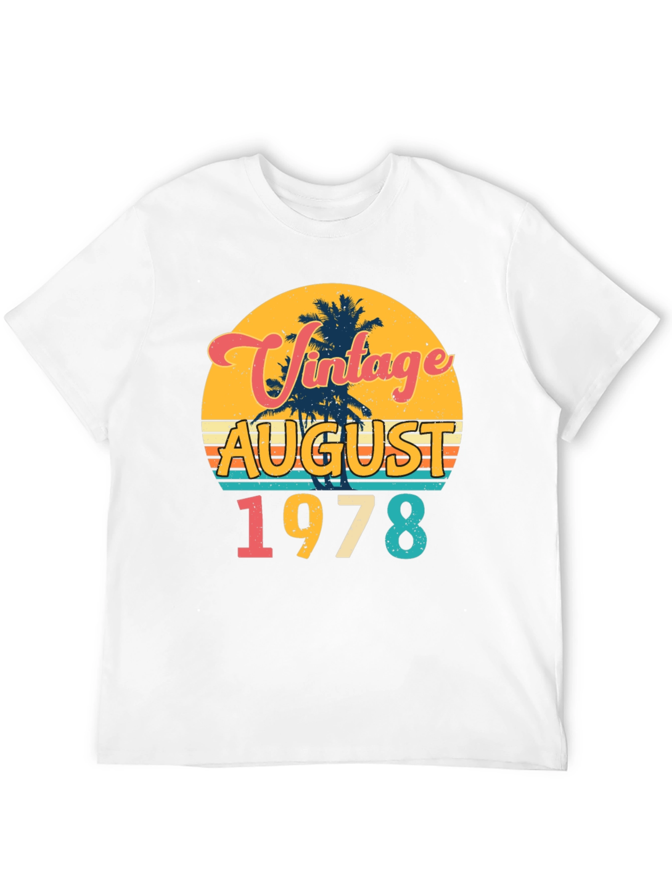 Black Vintage August 1978 Graphic T-Shirt view 12