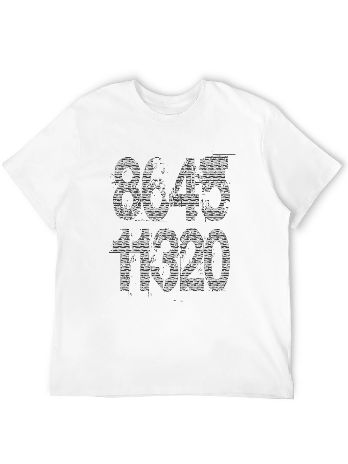 Black 8645 11320 Graphic Tee - Political Statement T-Shirt view 12