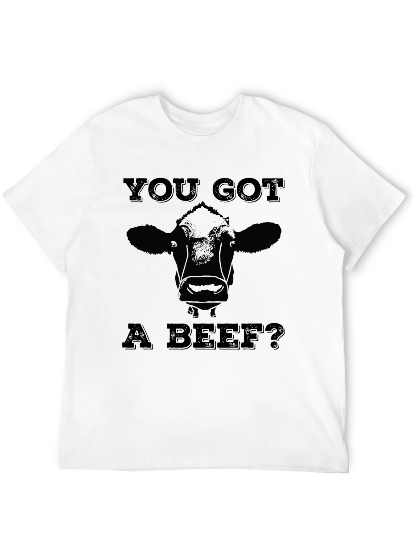 Black You Got A Beef? Graphic Tee - Black view 12