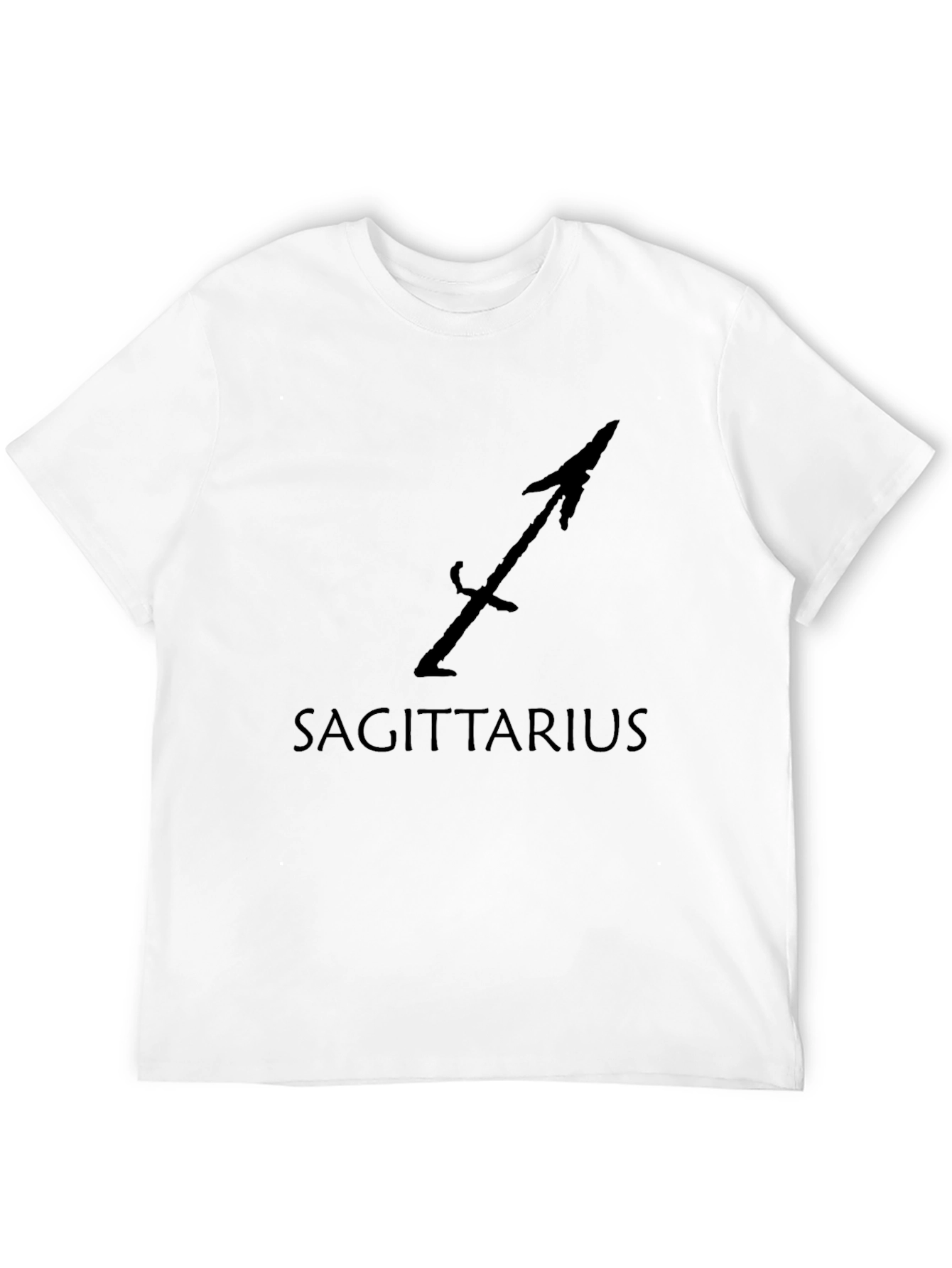 Black Sagittarius Zodiac Black T-Shirt view 12