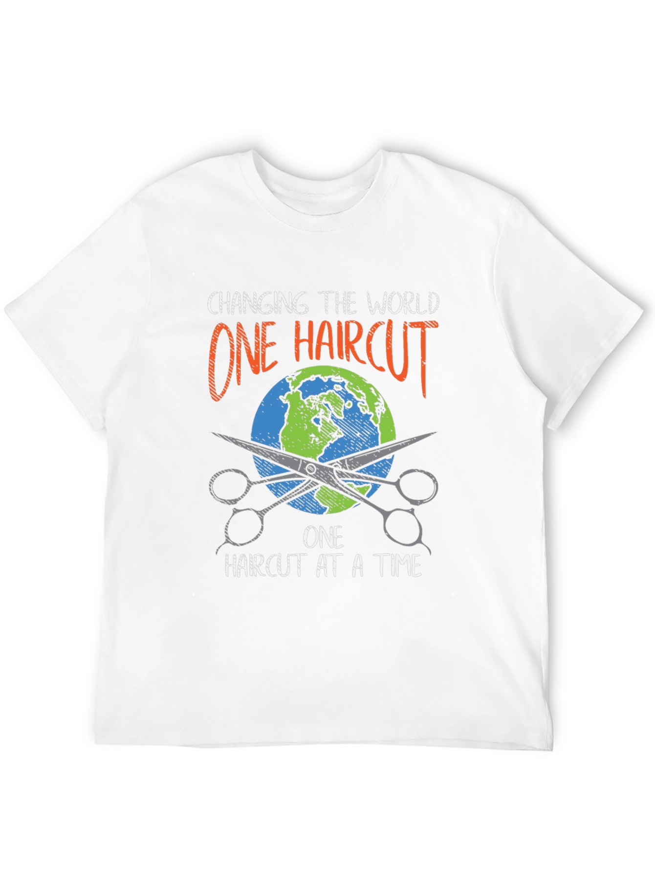 Black Changing the World One Haircut at a Time T-Shirt view 12