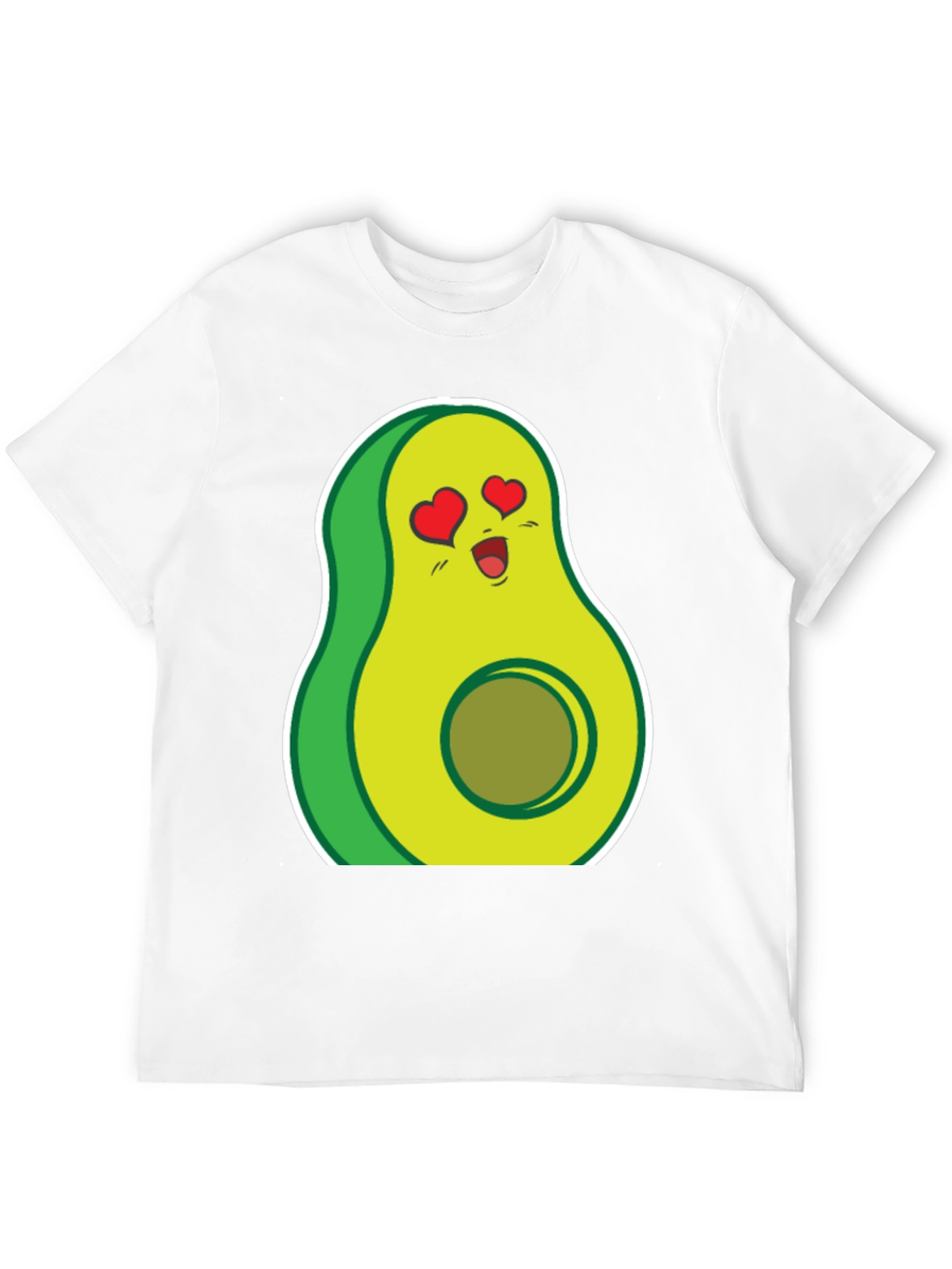 Black Avocado Love T-Shirt - Funny Food Tee view 12