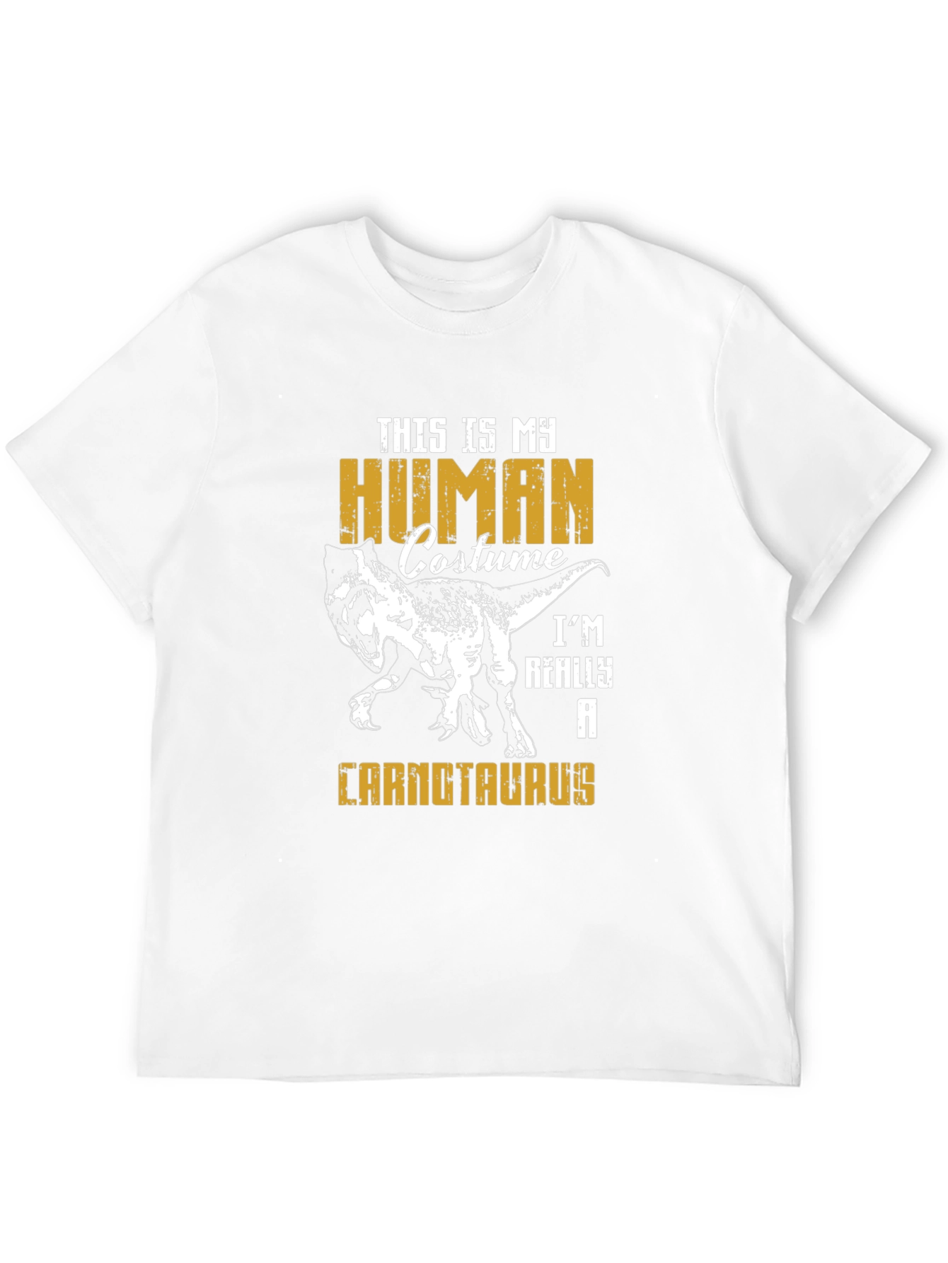 Black Human Costume Carnataurus Graphic Tee view 12
