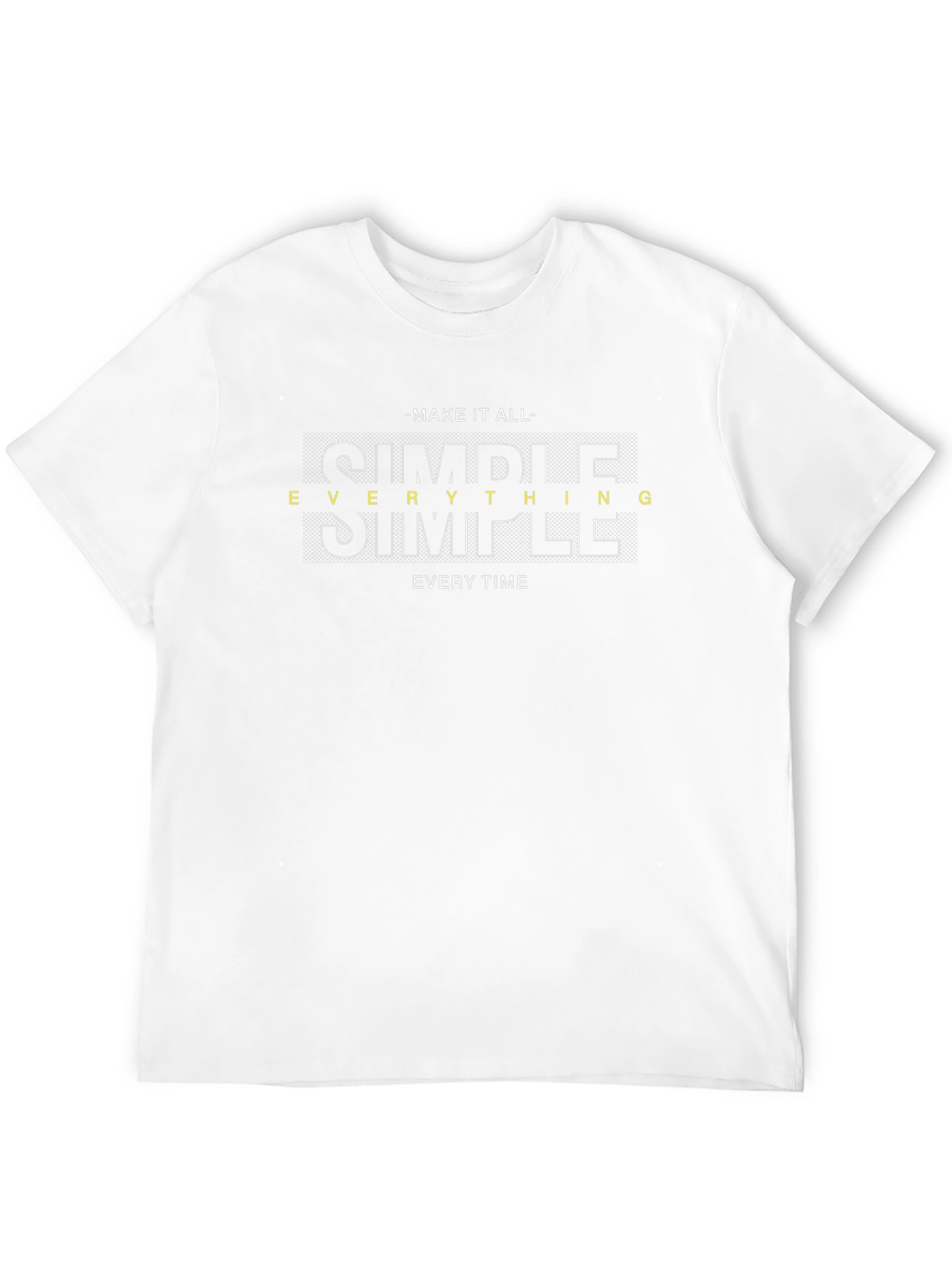 Black Make It All Simple T-Shirt view 12