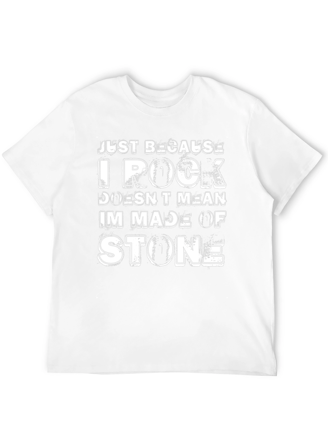 Black Just Because I Rock Funny T-Shirt view 12