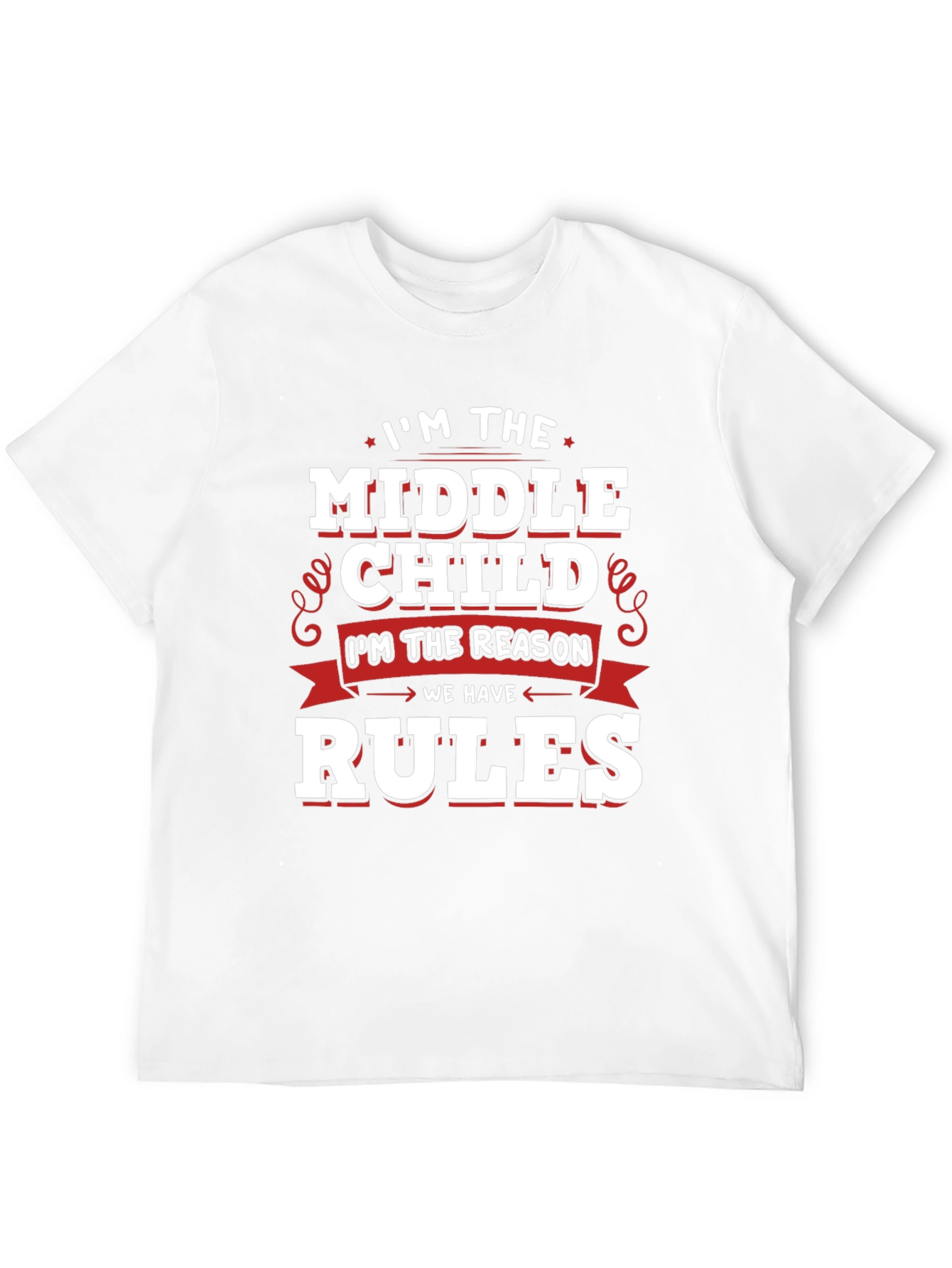 Black Middle Child Reason T-Shirt view 12