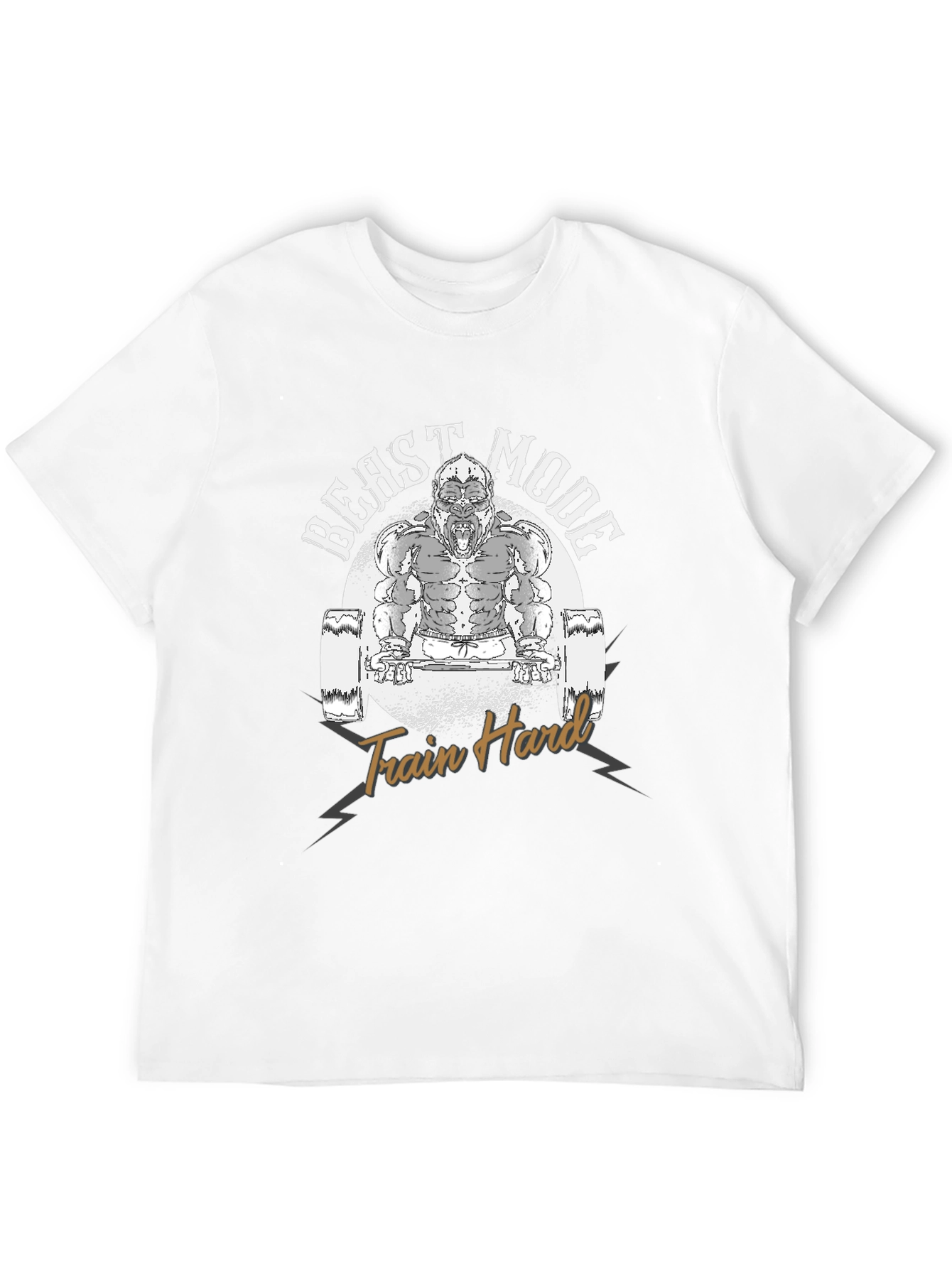 Beast Mode Gorilla Graphic T-Shirt - 12