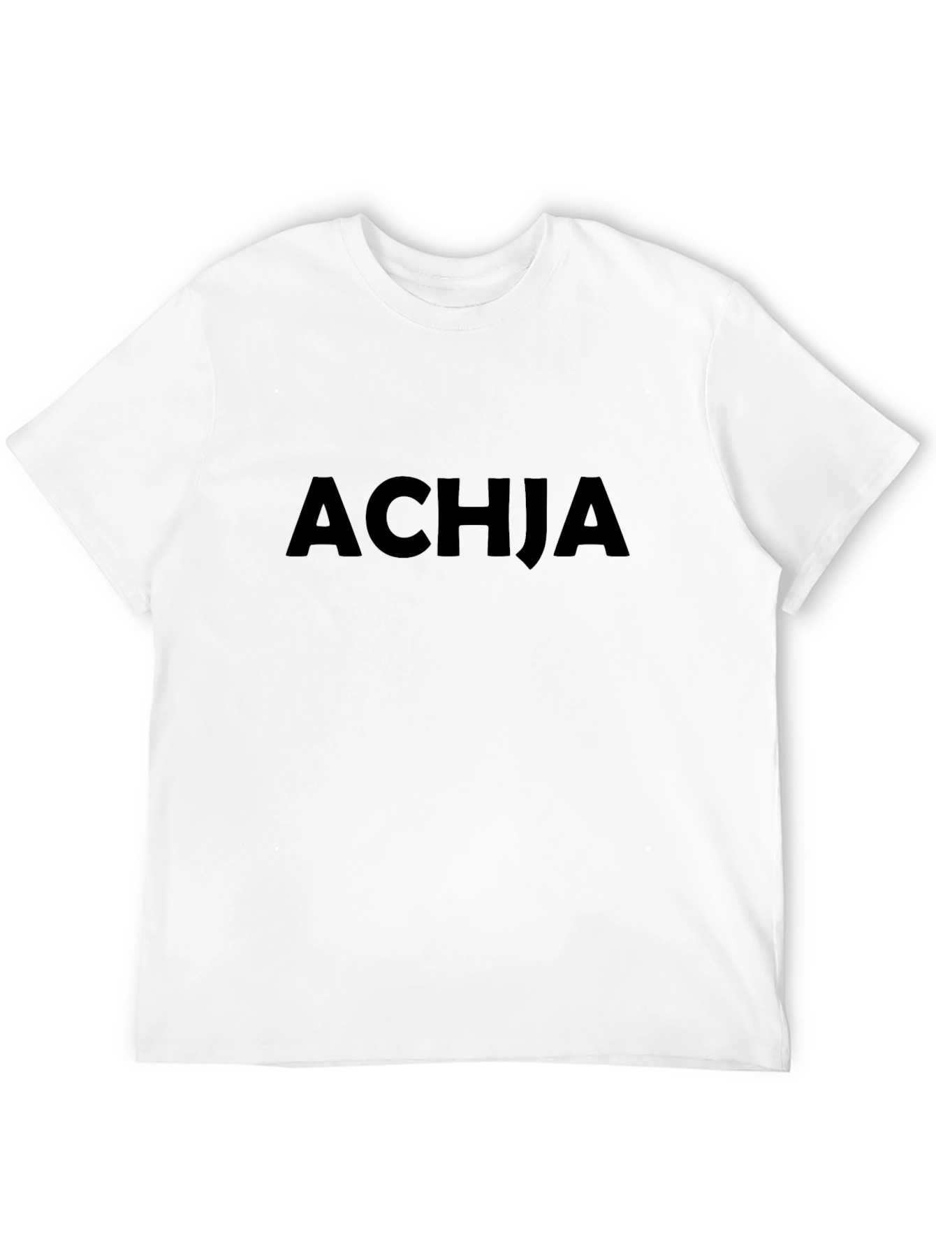 Black ACHJA Black Graphic Tee - Casual Comfort view 12