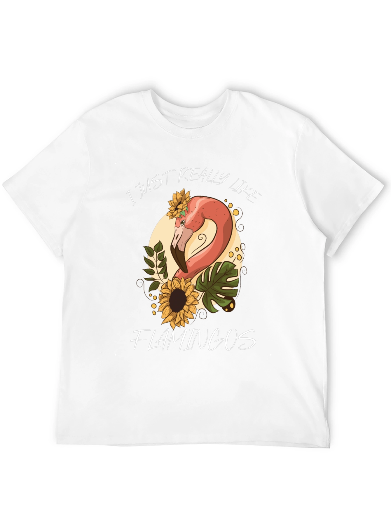 Black Flamingo Lover Graphic Tee - Cute and Comfy! view 12