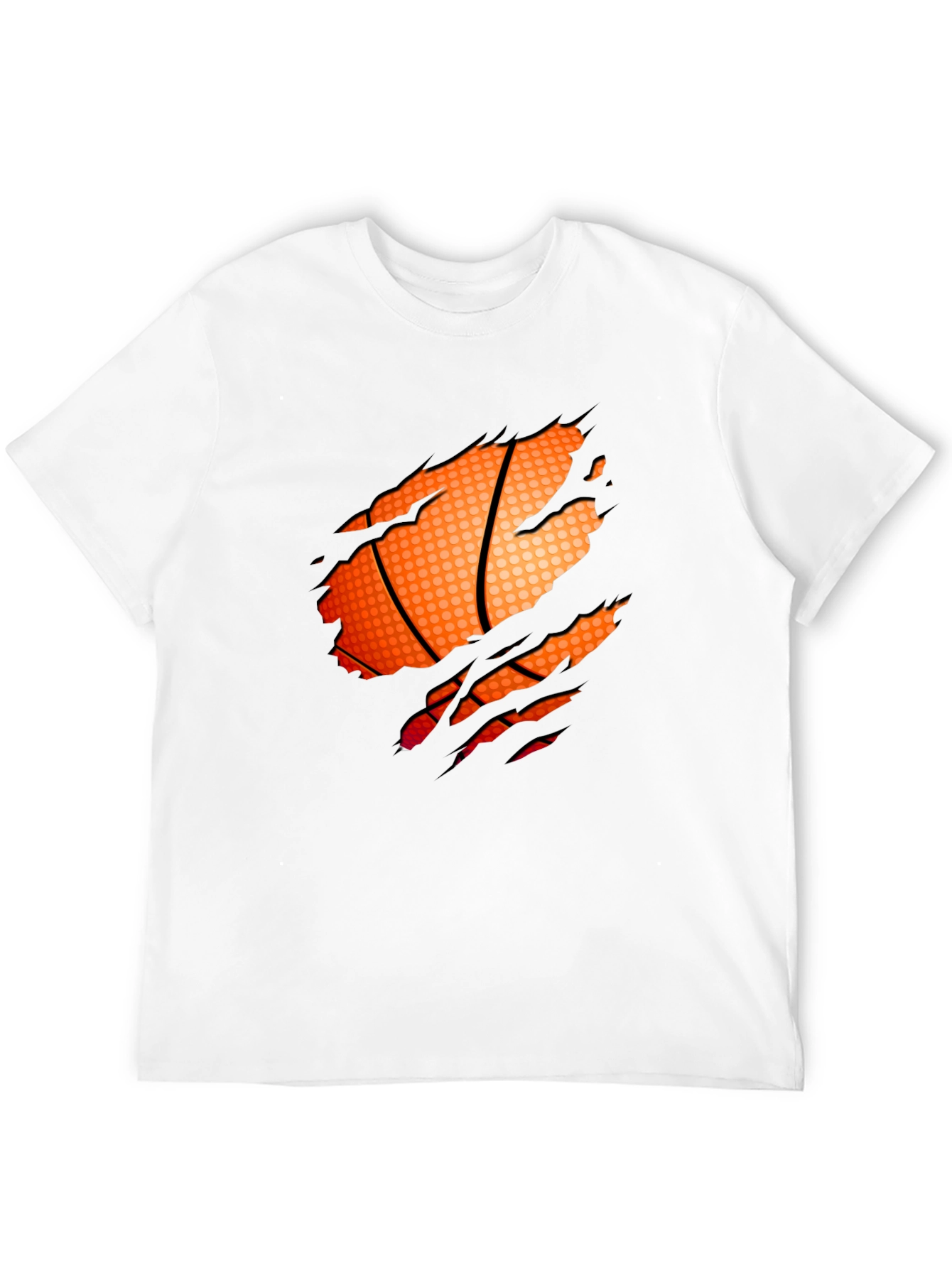 Basketball Graphic Black T-Shirt - 12