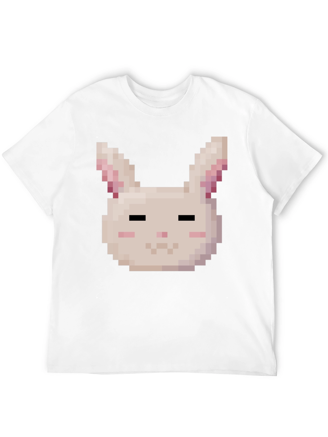 Pixel Bunny Graphic T-Shirt - Soft Cotton Tee - 12