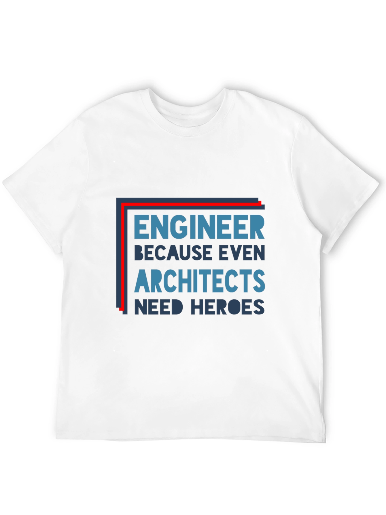 Black Engineer Hero Tee - Architect Appreciation Shirt view 12