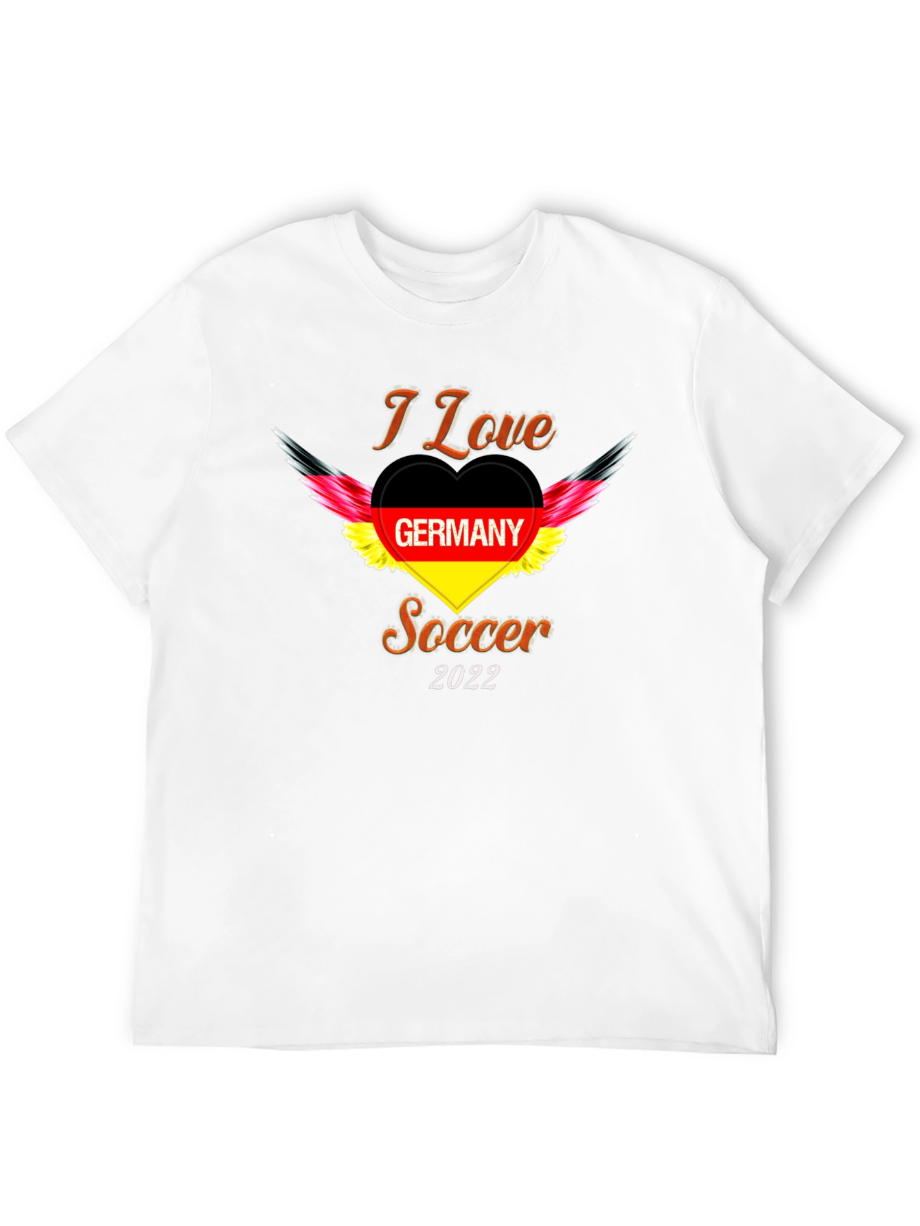 Black I Love Germany Soccer 2022 T-Shirt view 12