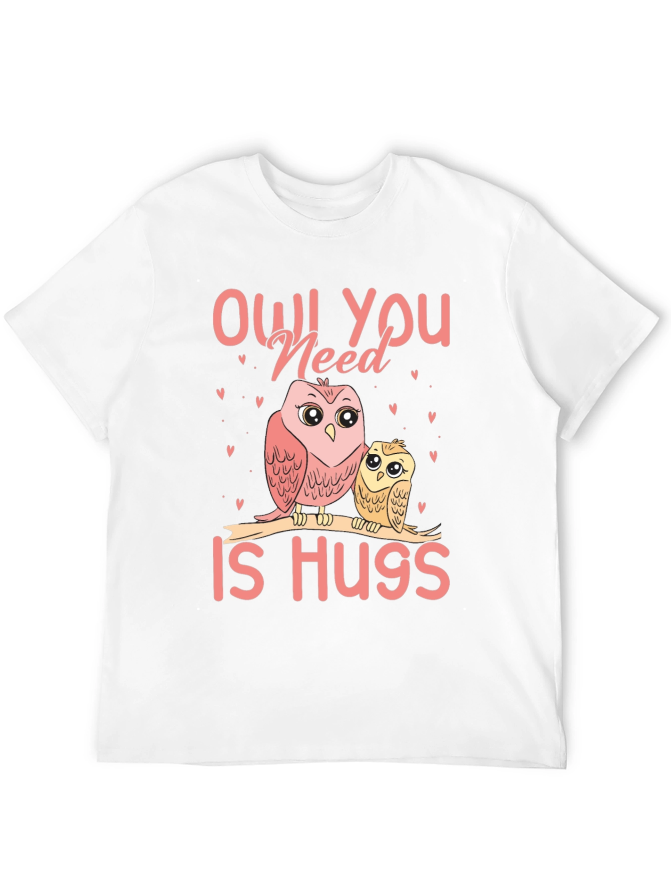 Black Owl You Need Is Hugs T-Shirt view 12