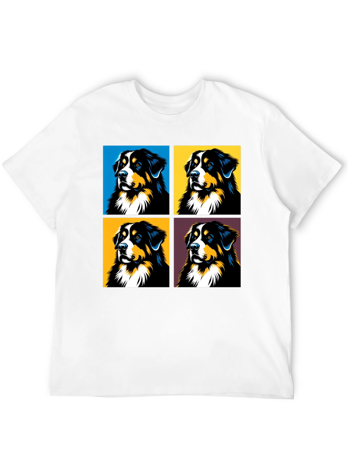 Black Dog Pop Art T-Shirt - Stylish Canine Tee view 12