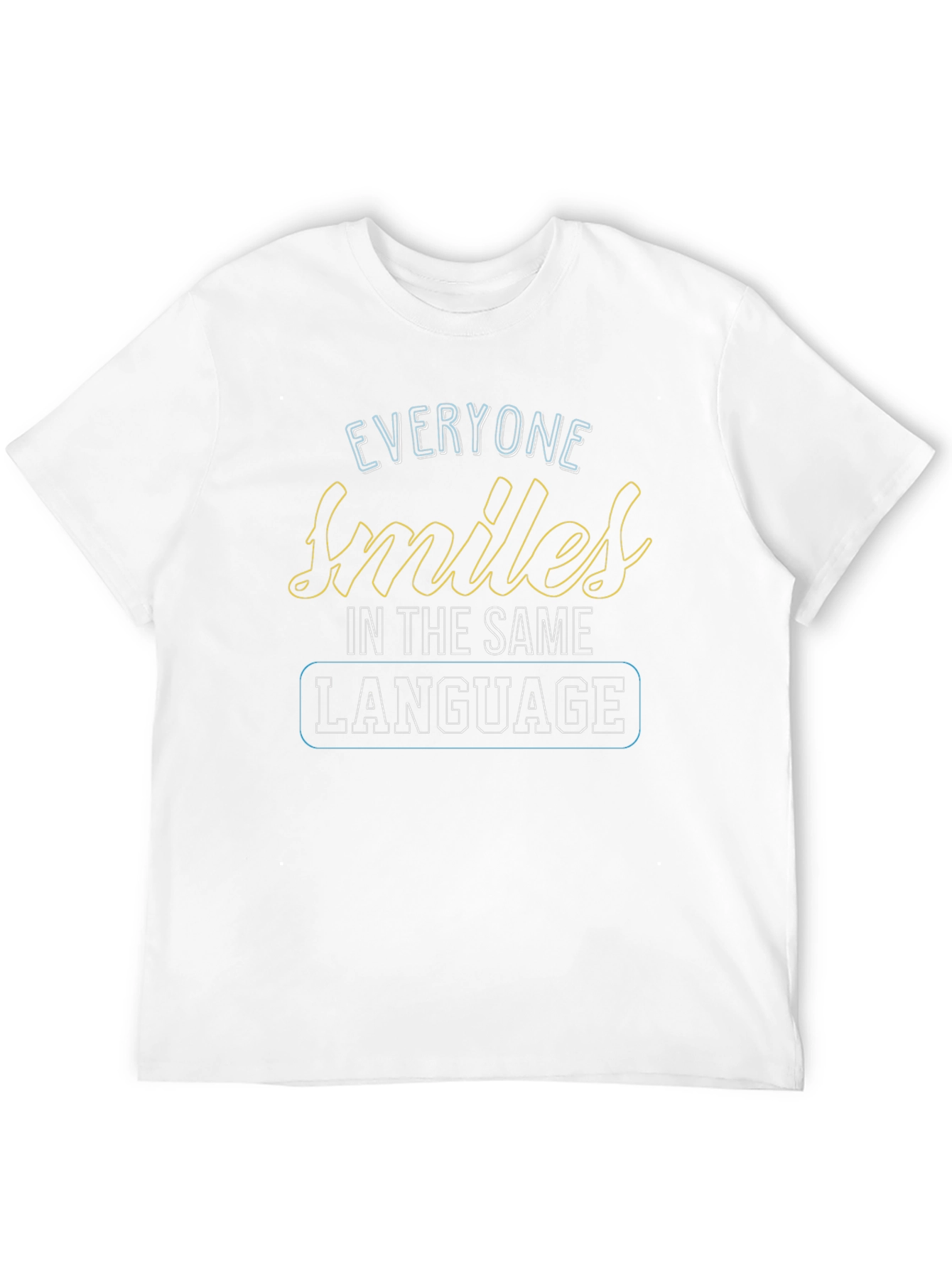 Black Everyone Smiles Graphic T-Shirt - Black view 12