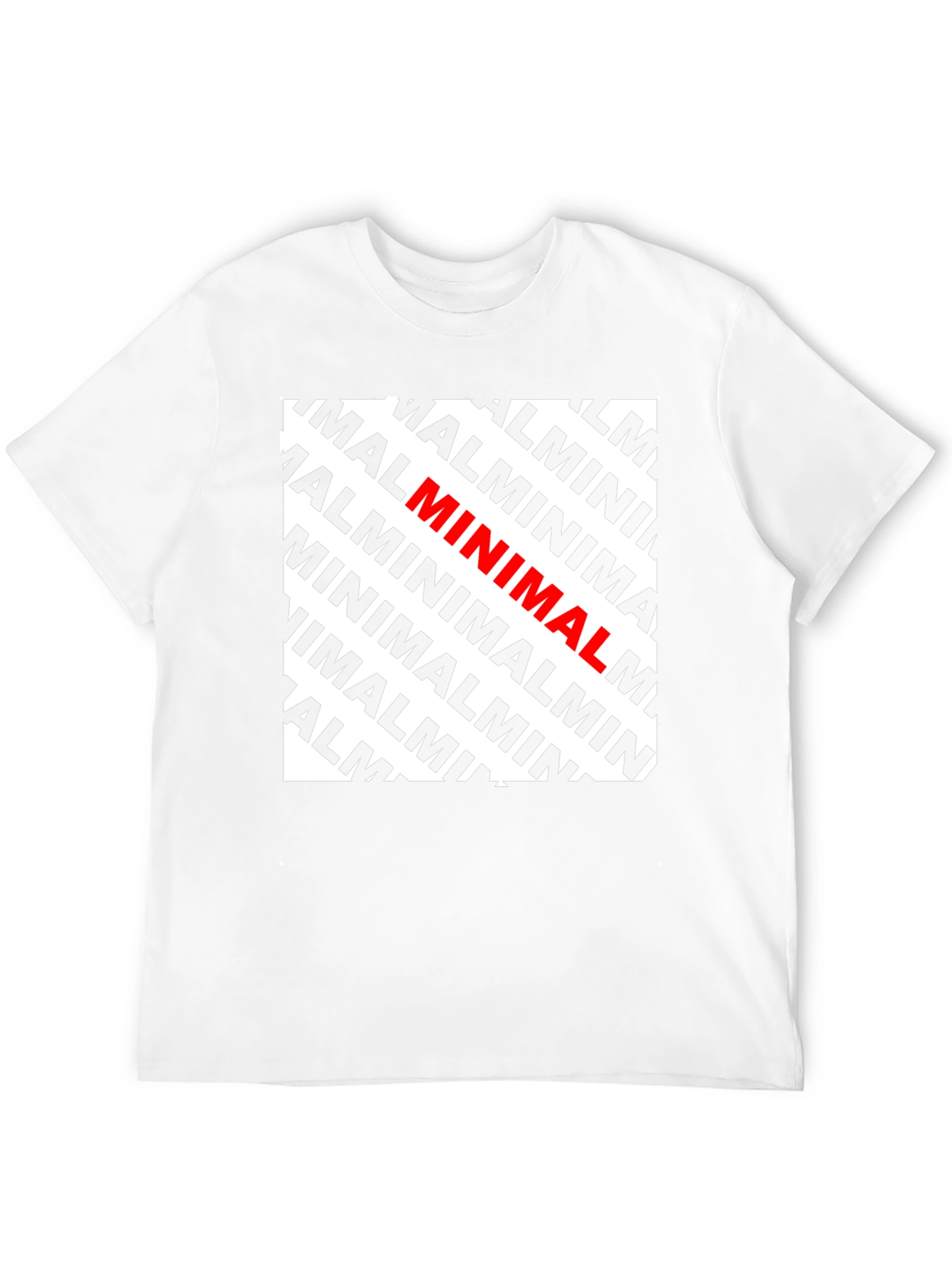 Black Minimalist Graphic Tee - Bold Wordplay T-Shirt view 12