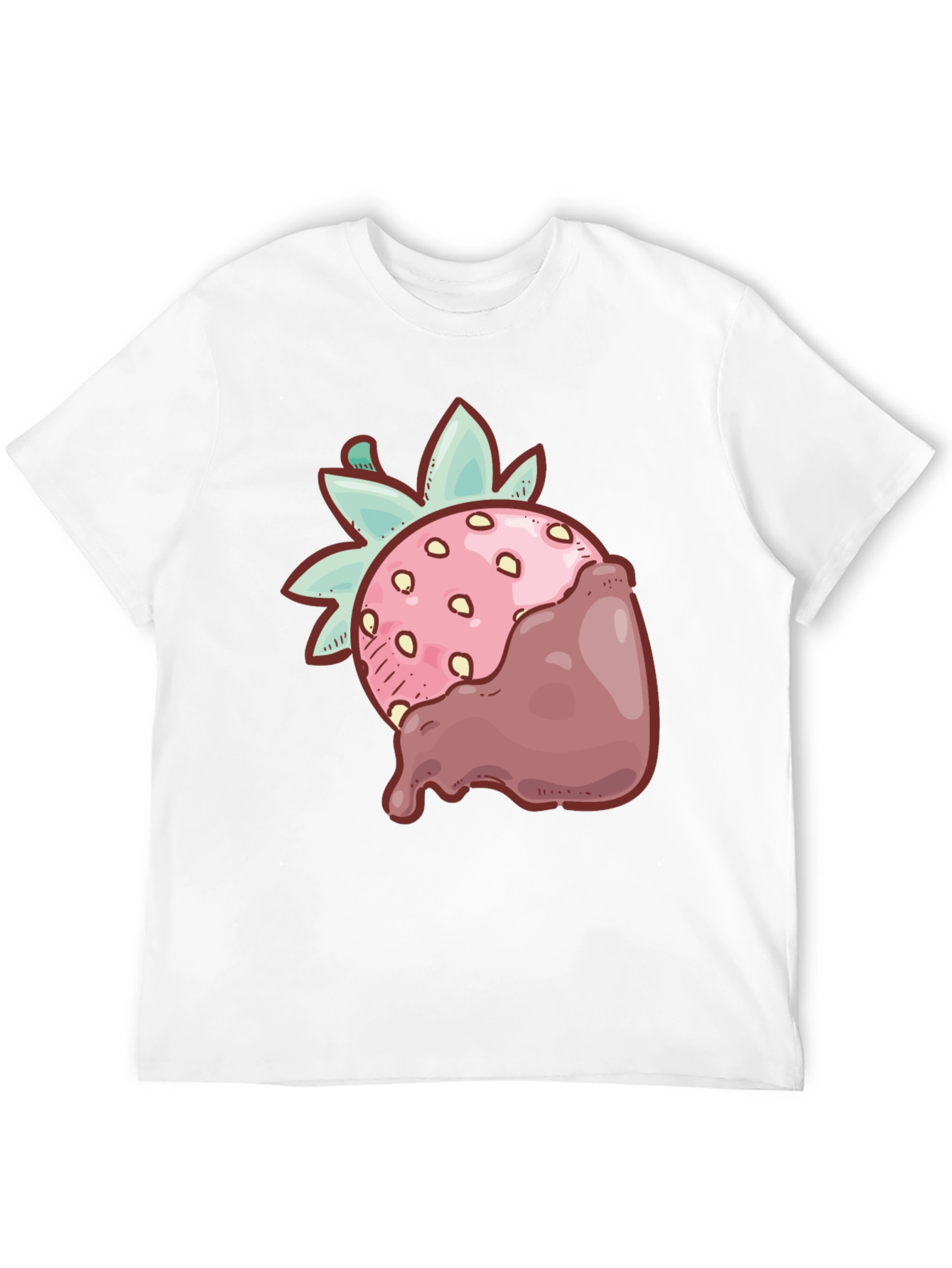 Black Strawberry Chocolate Dipped T-Shirt view 12