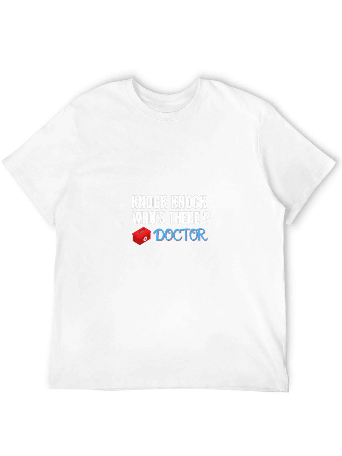 Black Knock Knock Doctor T-Shirt Humor view 12