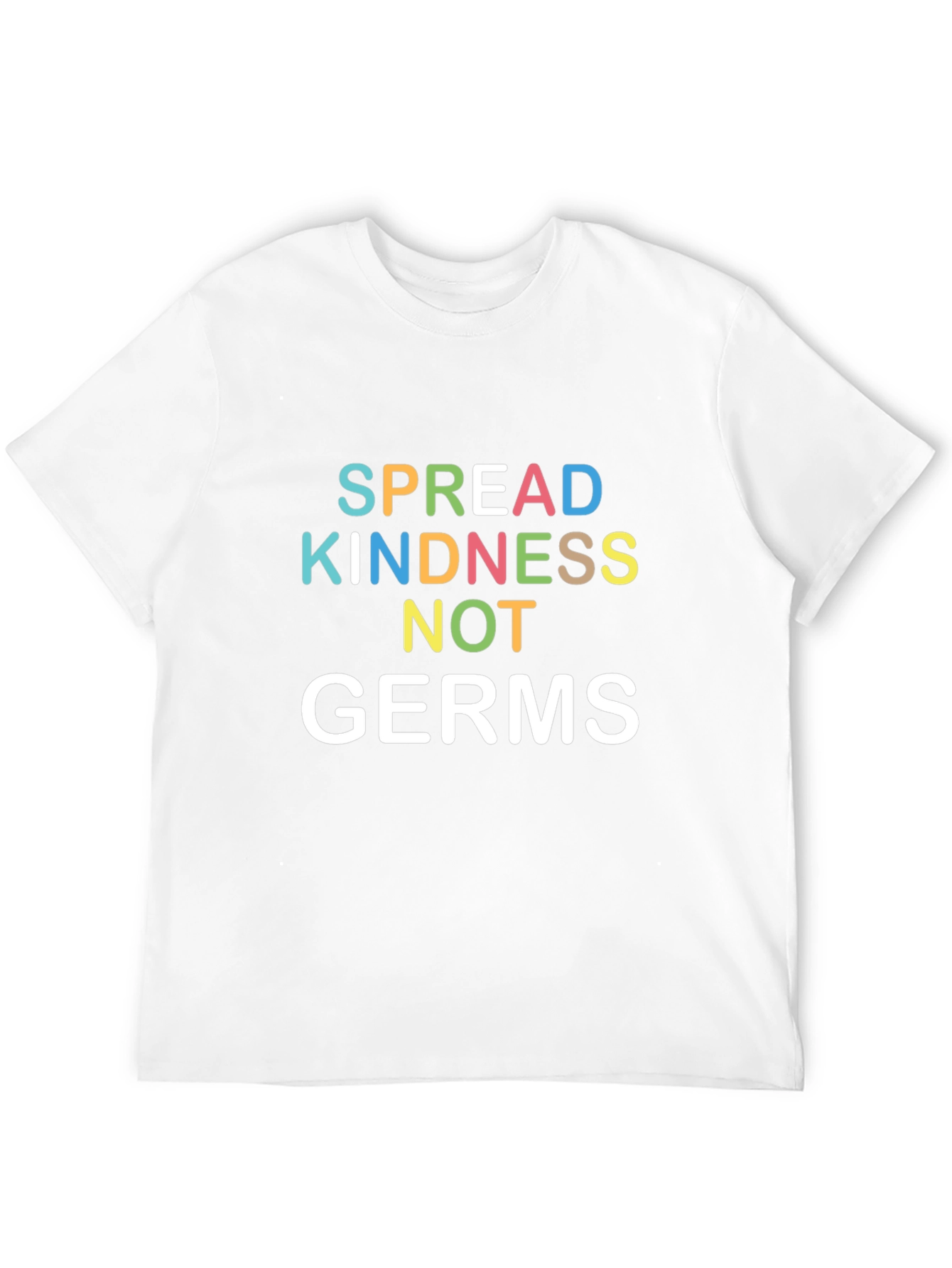 Black Spread Kindness Not Germs Graphic T-Shirt view 12