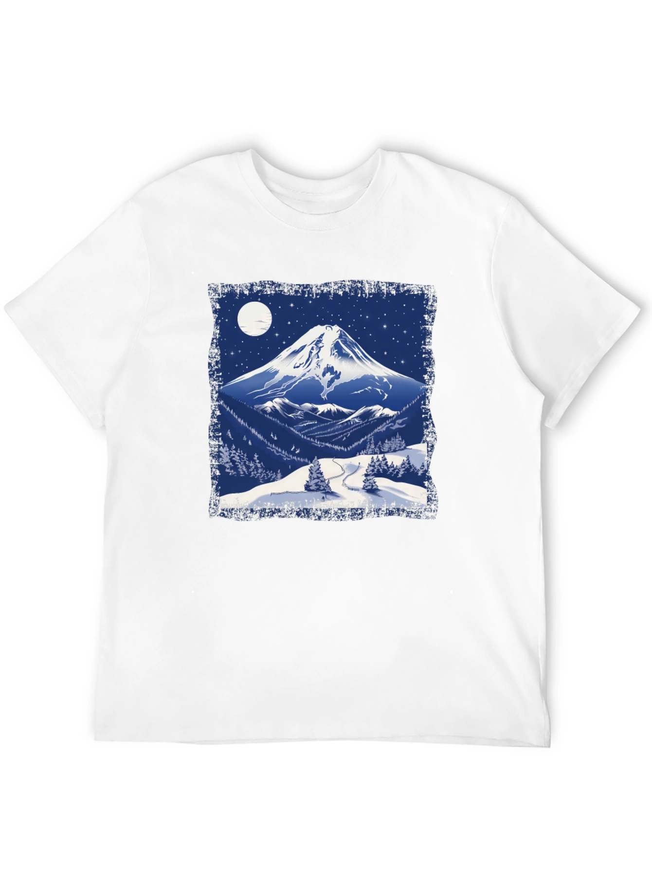 Black Mountain Peak Graphic Tee - Black Unisex view 12
