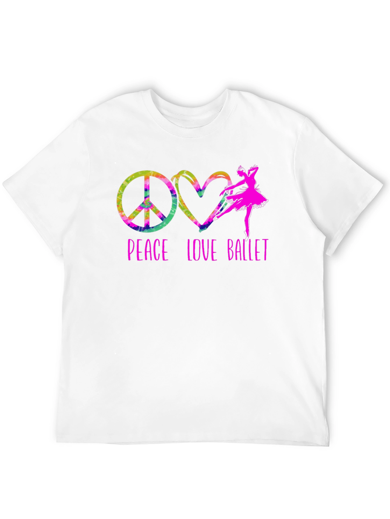 Peace Love Ballet Graphic T-Shirt - 12