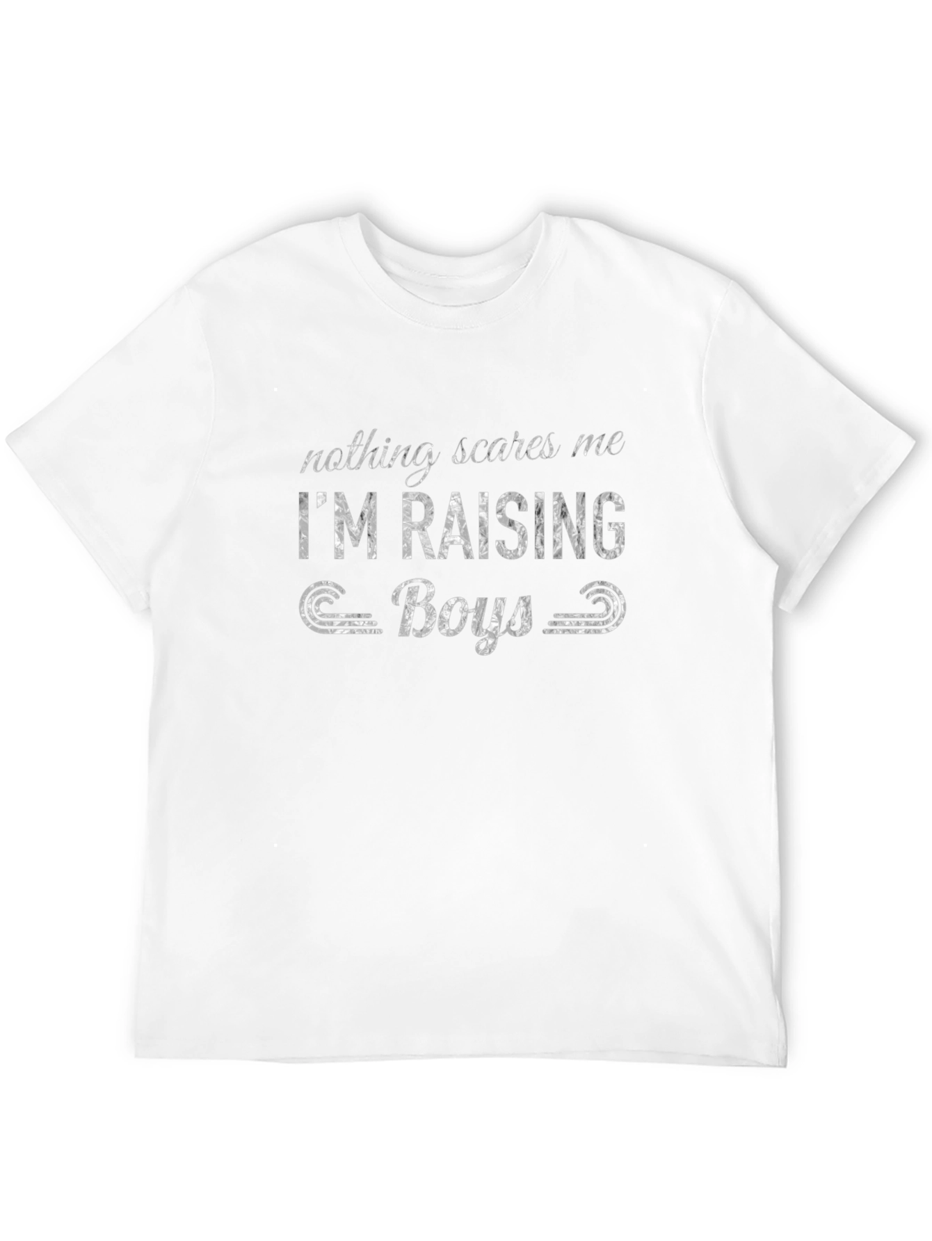 Black Raising Boys Graphic Tee - Dad Humor T-Shirt view 12