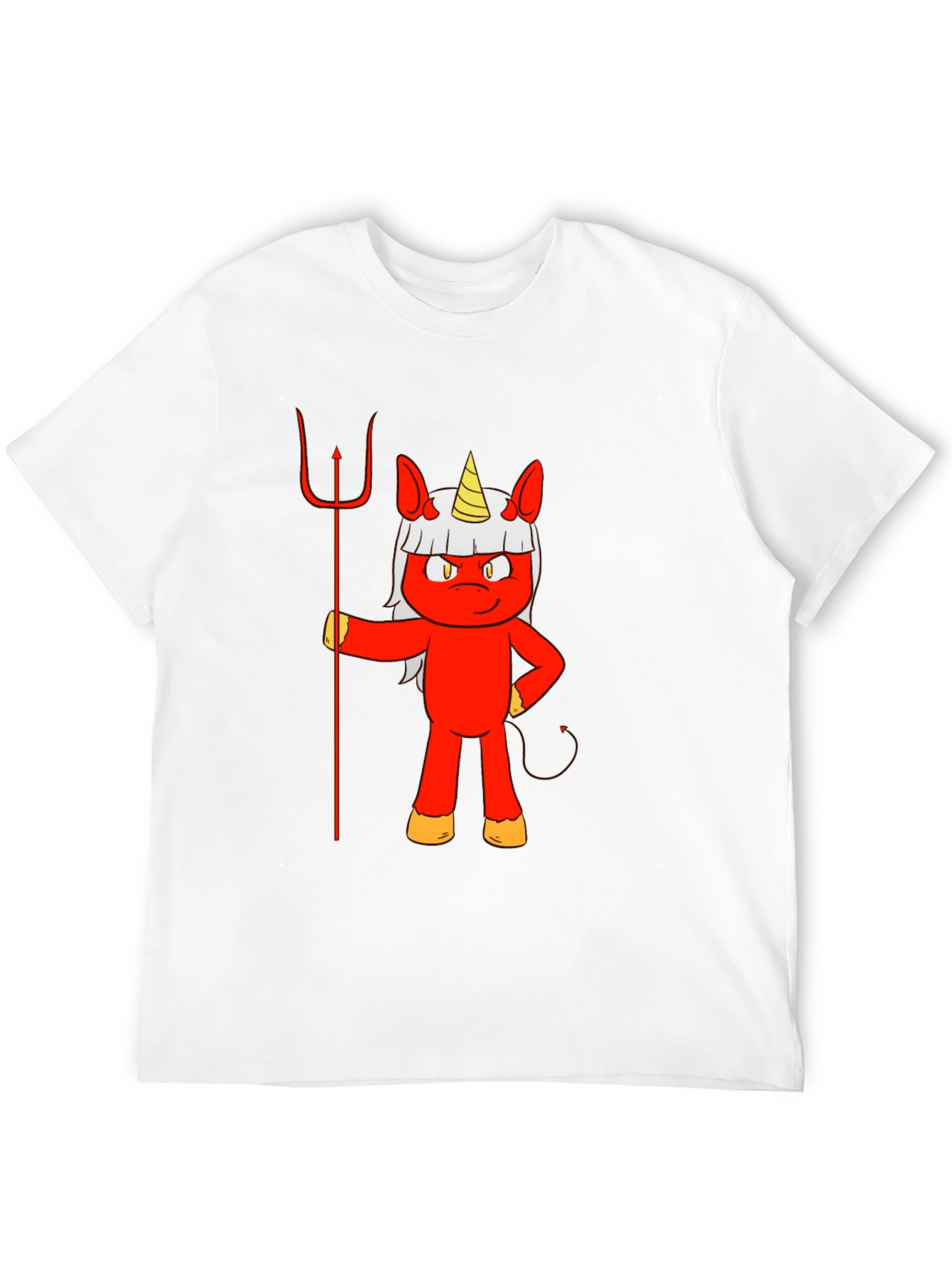 Devil Unicorn Graphic T-Shirt - 12