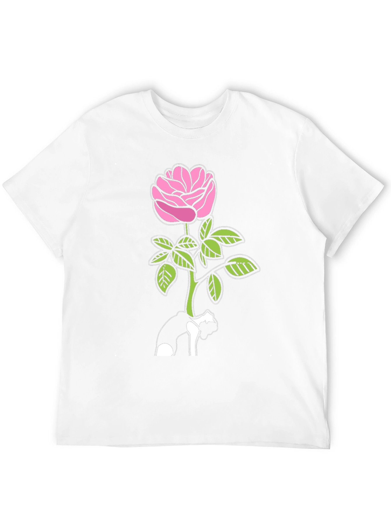 Black Rose Graphic Black T-Shirt - Stylish Floral Tee view 12