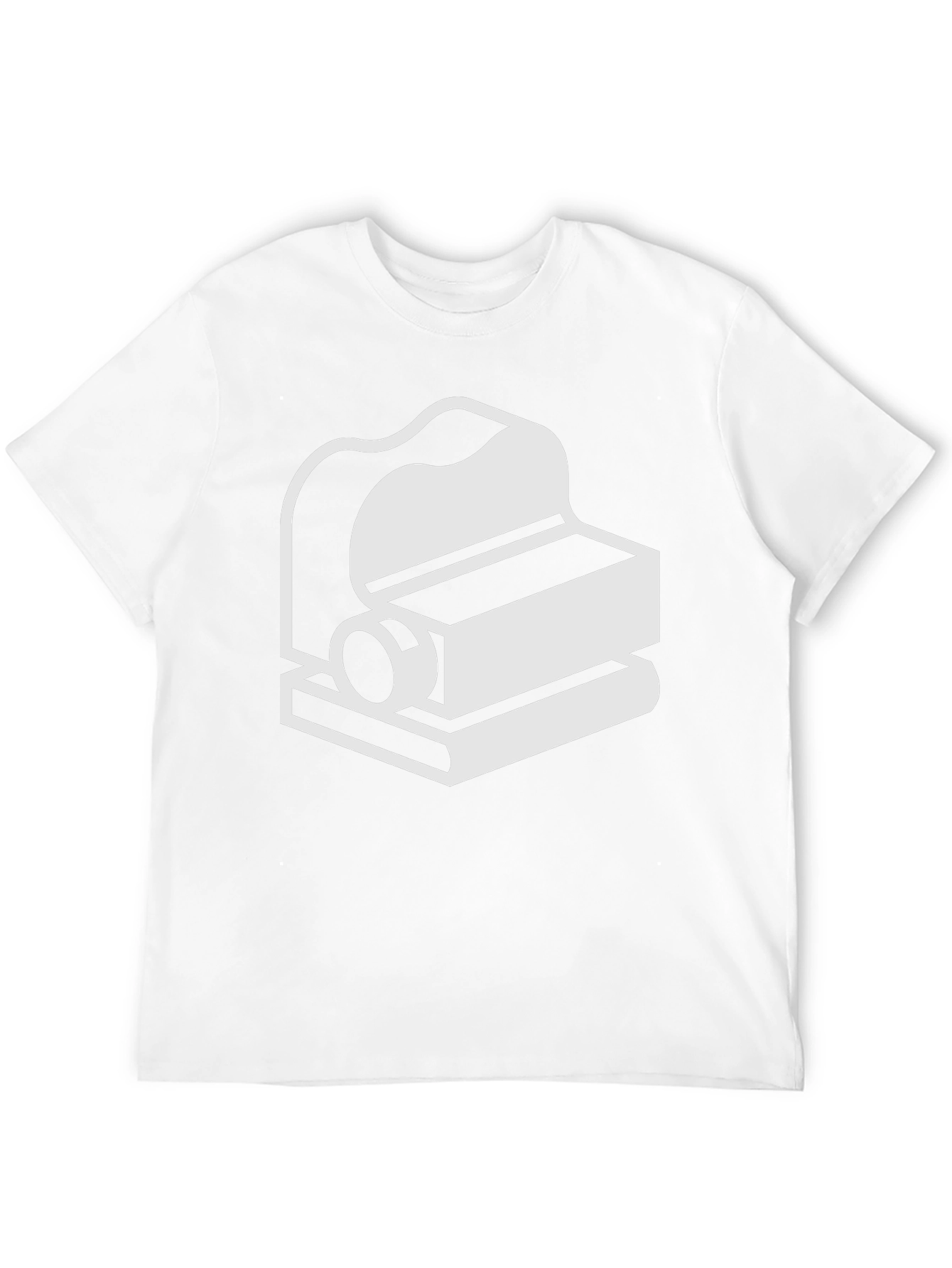 Black Abstract Typewriter Graphic T-Shirt view 12