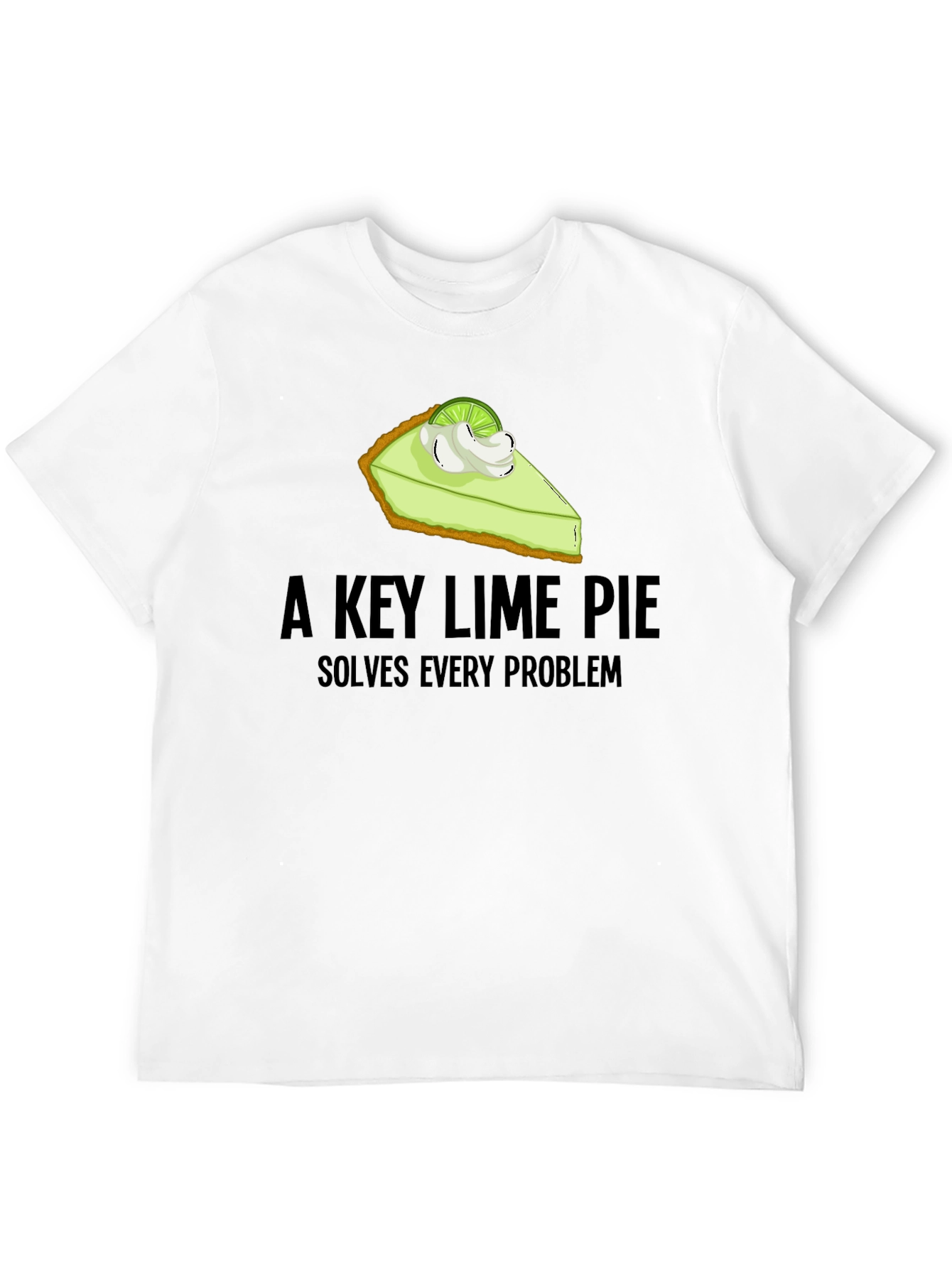 Black Key Lime Pie T-Shirt - Solves Every Problem Graphic Tee view 12