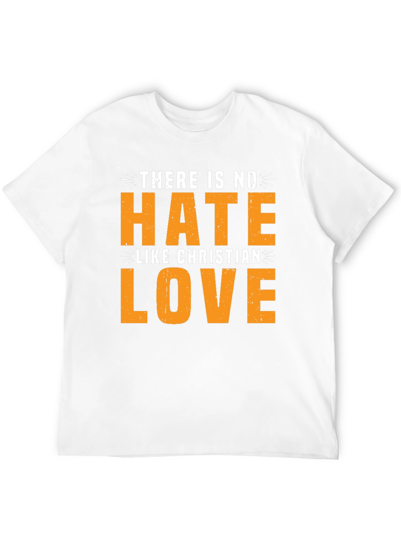 Black Christian Love Graphic Tee - Unisex Black T-Shirt view 12