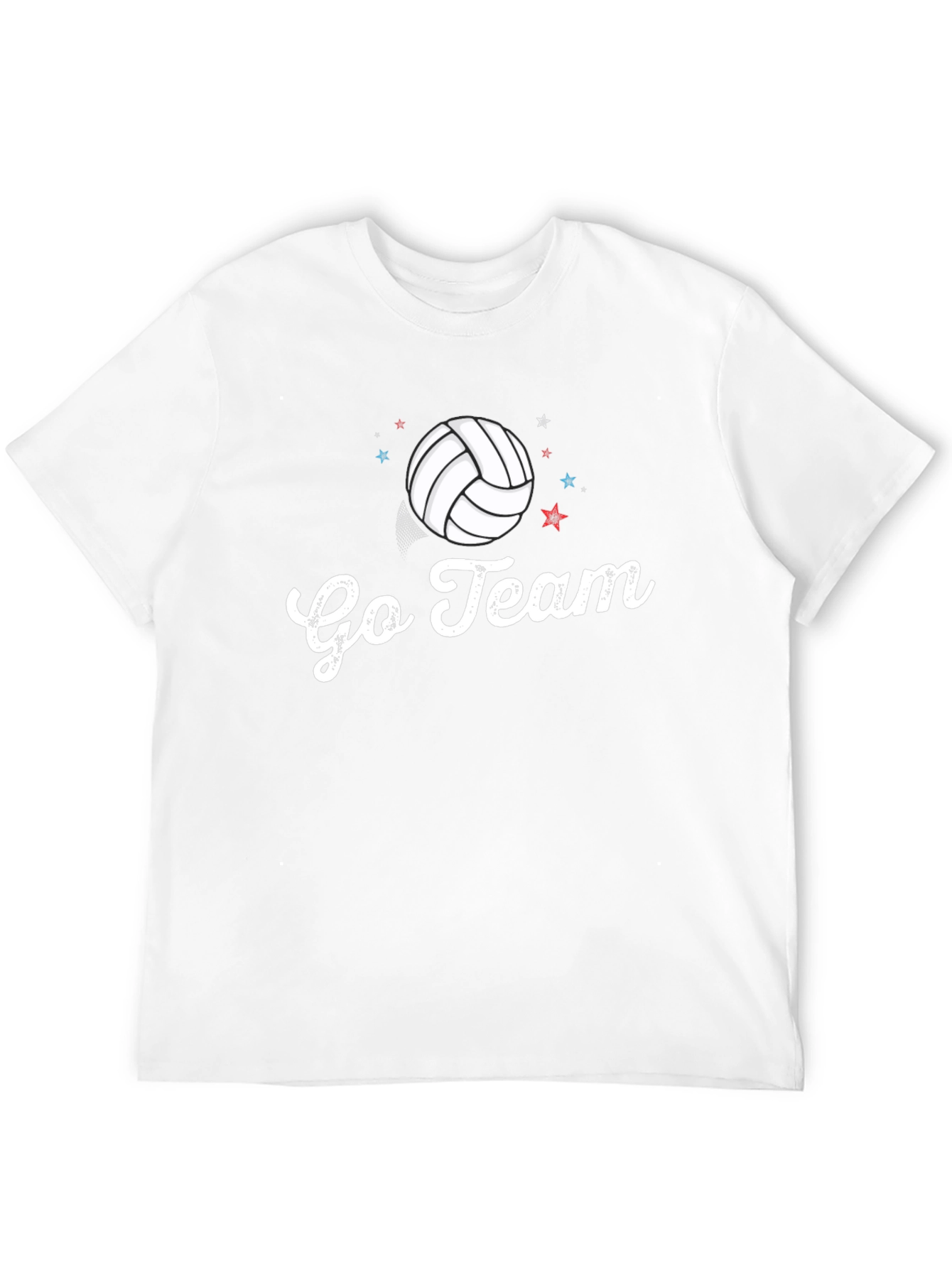 Black Go Team Volleyball Graphic Tee view 12