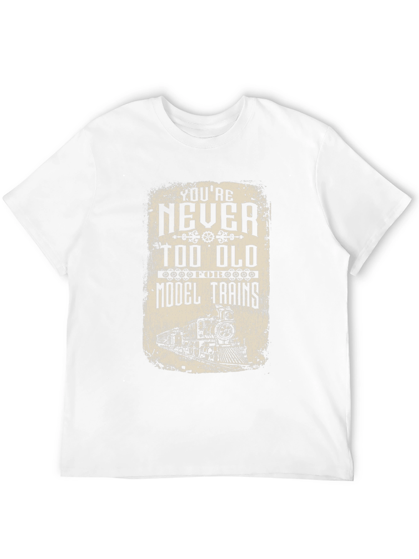 Black Model Train Enthusiast Black T-Shirt view 12