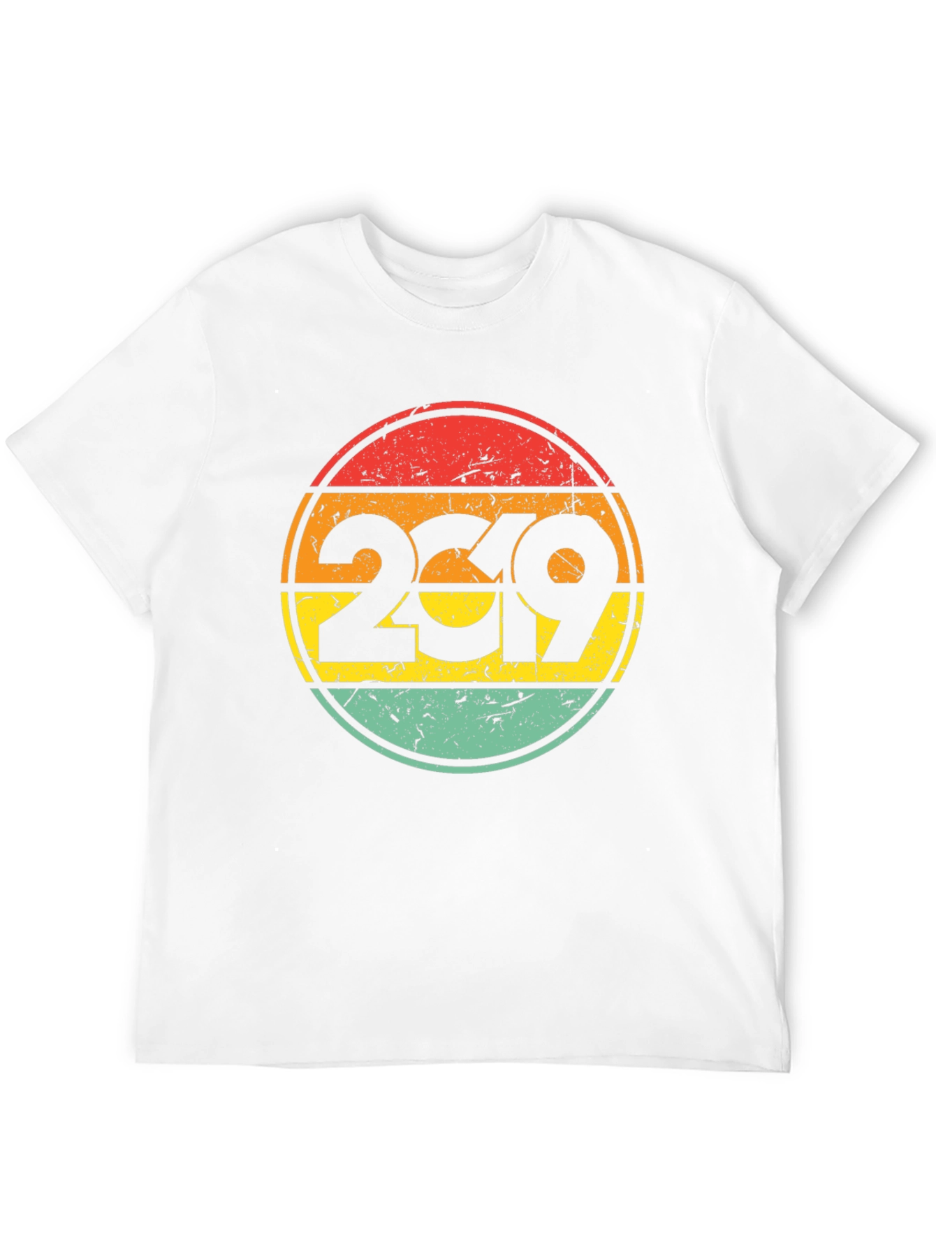 Black Retro 2019 T-Shirt - Vintage Style Tee view 12