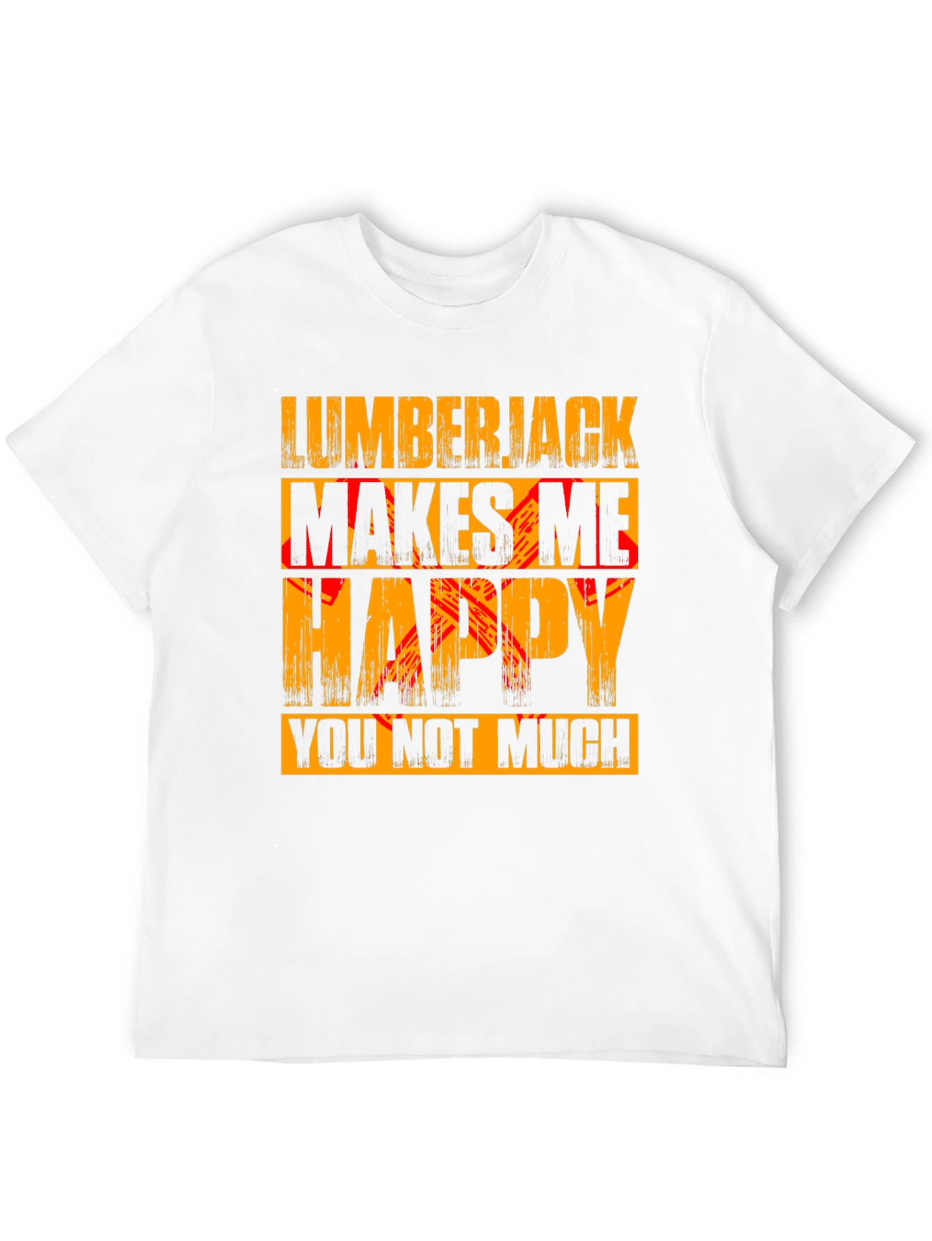 Black Lumberjack Makes Me Happy Graphic Tee view 12