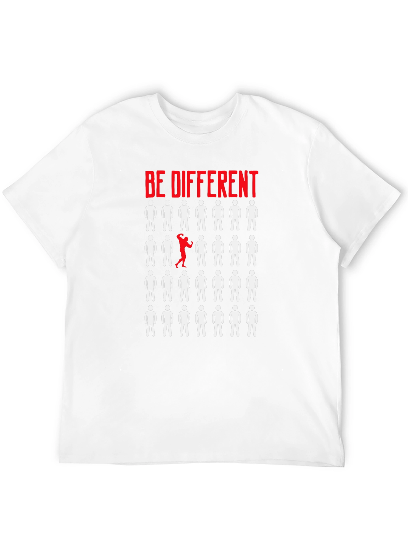 Black Be Different Graphic T-Shirt - Black view 12