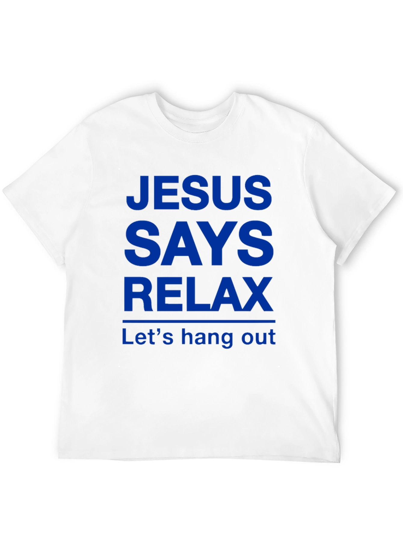 Black Jesus Says Relax T-Shirt - Funny Graphic Tee view 12