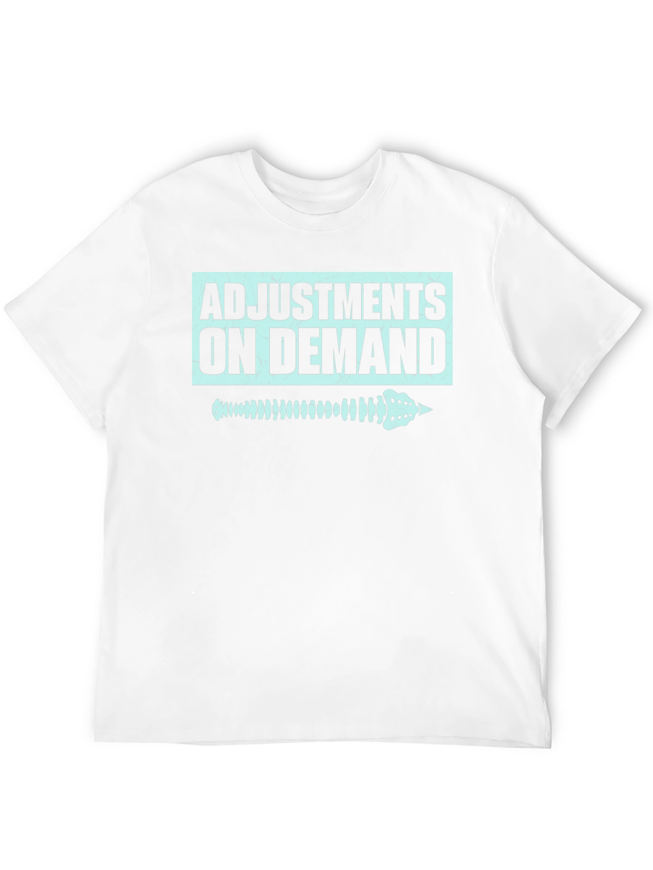 Black Chiropractor Adjustment On Demand T-Shirt view 12