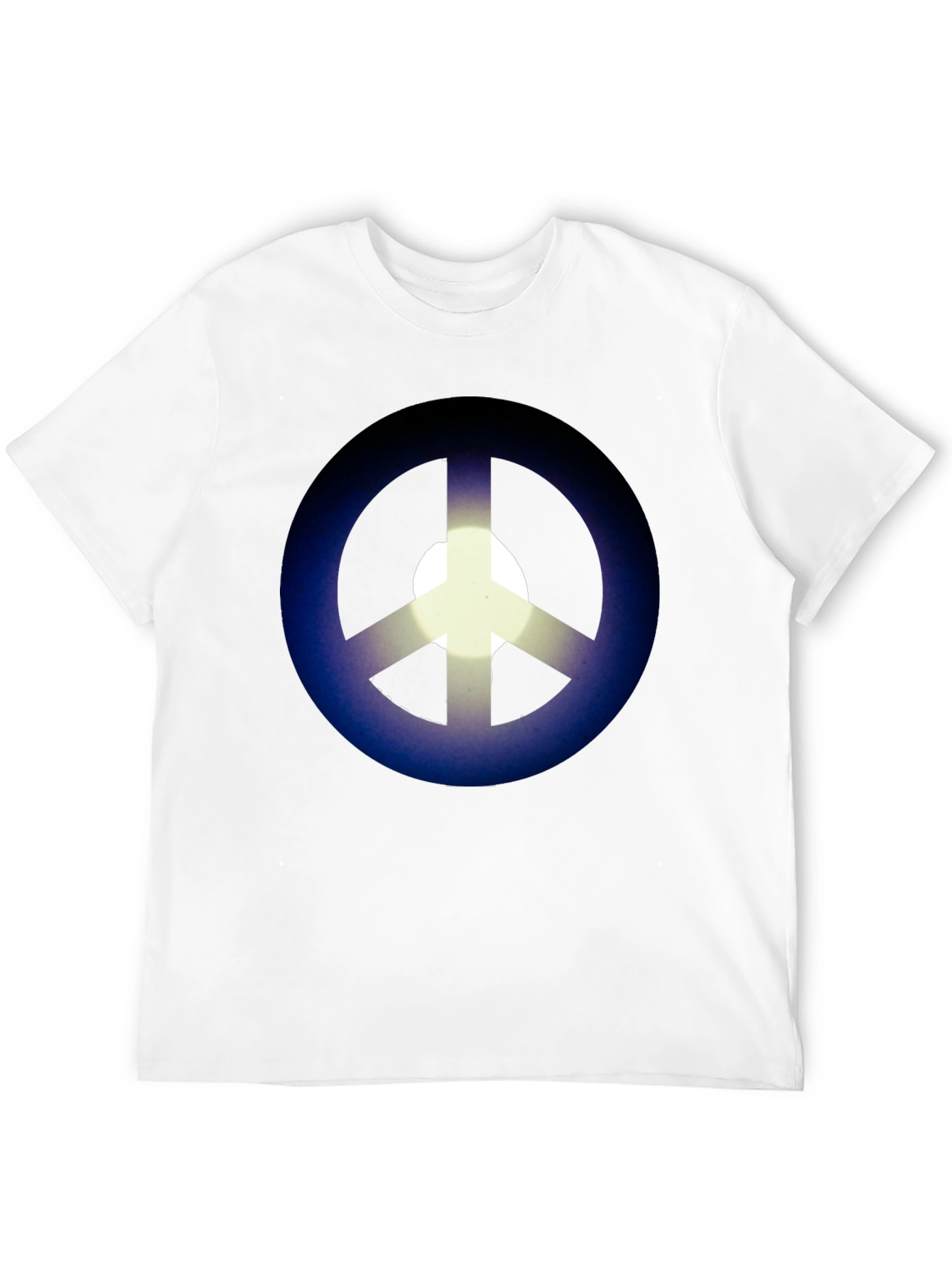 Black Peace Sign Graphic T-Shirt - Black view 12