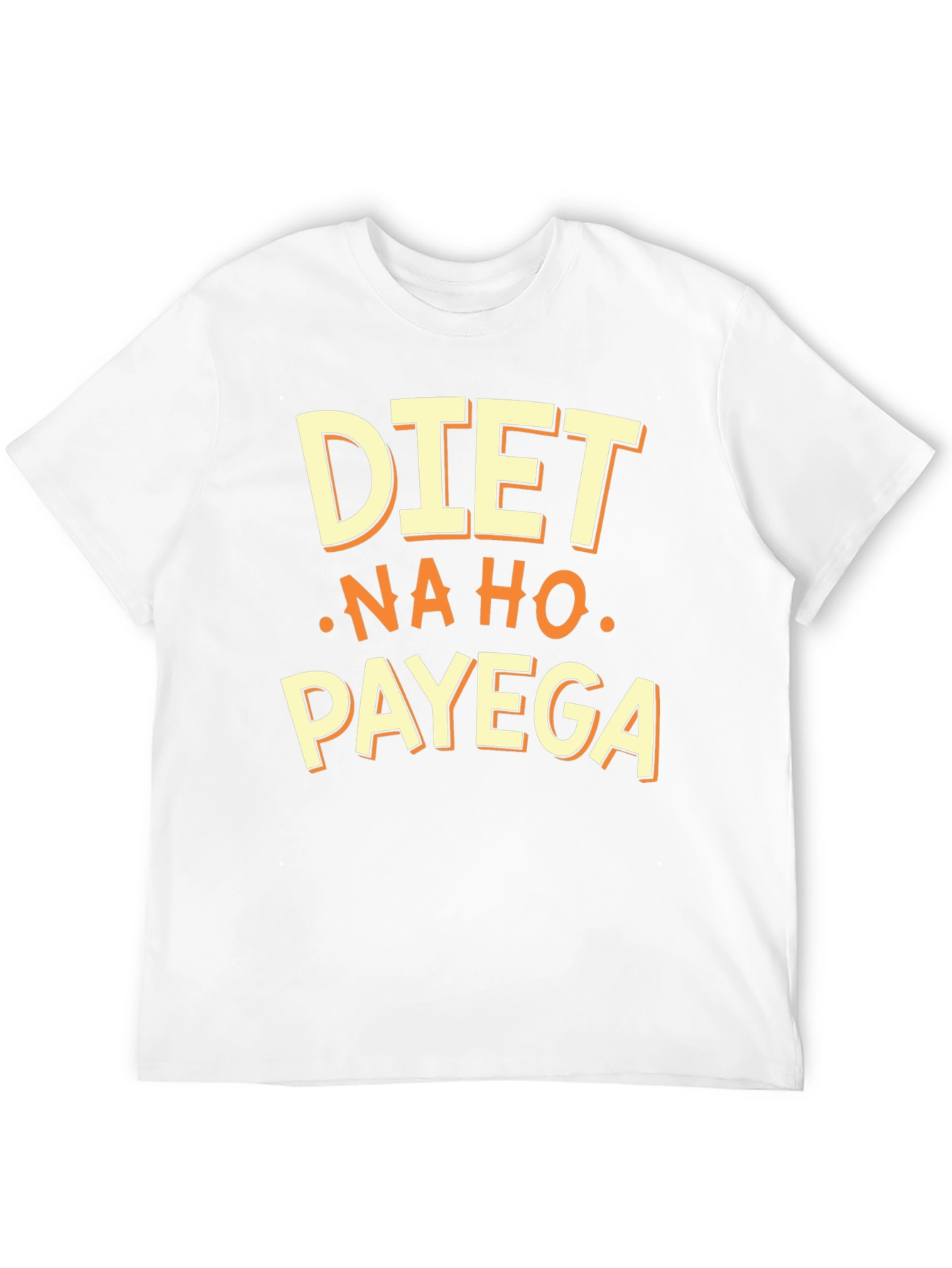 Black Diet Nahi Ho Payega Funny T-Shirt view 12